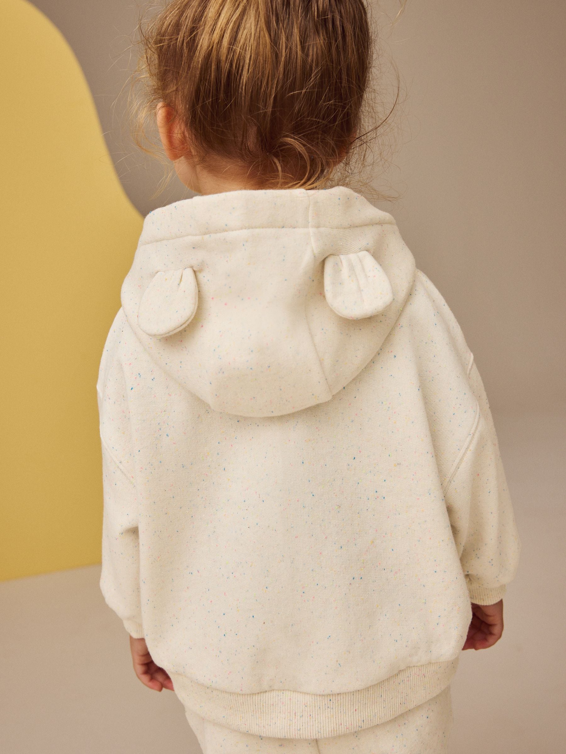 Oatmeal Zip Through Hoodie (3mths-7yrs)