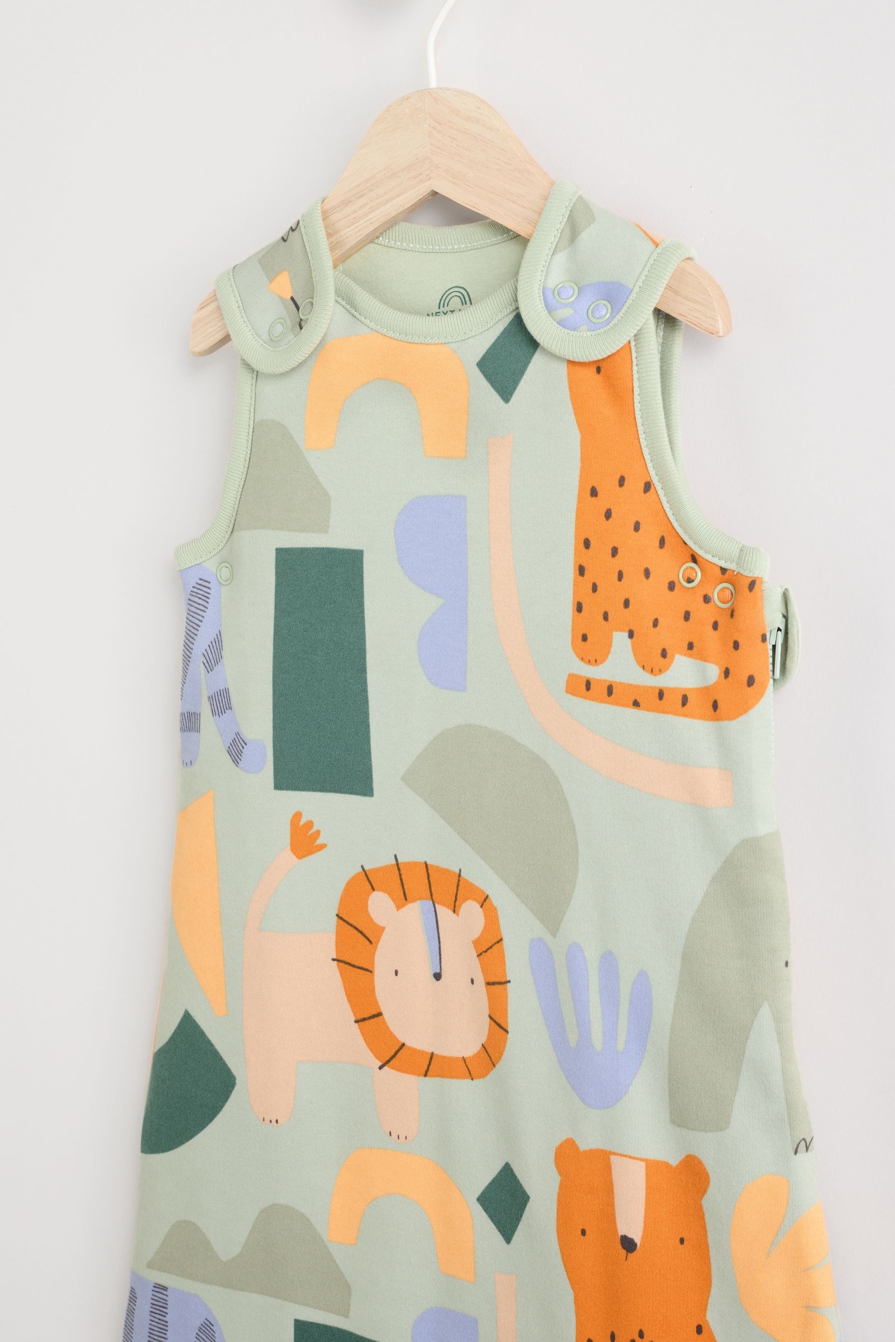 Sage Jungle Baby 2.5 Tog 100% Cotton Sleep Bag