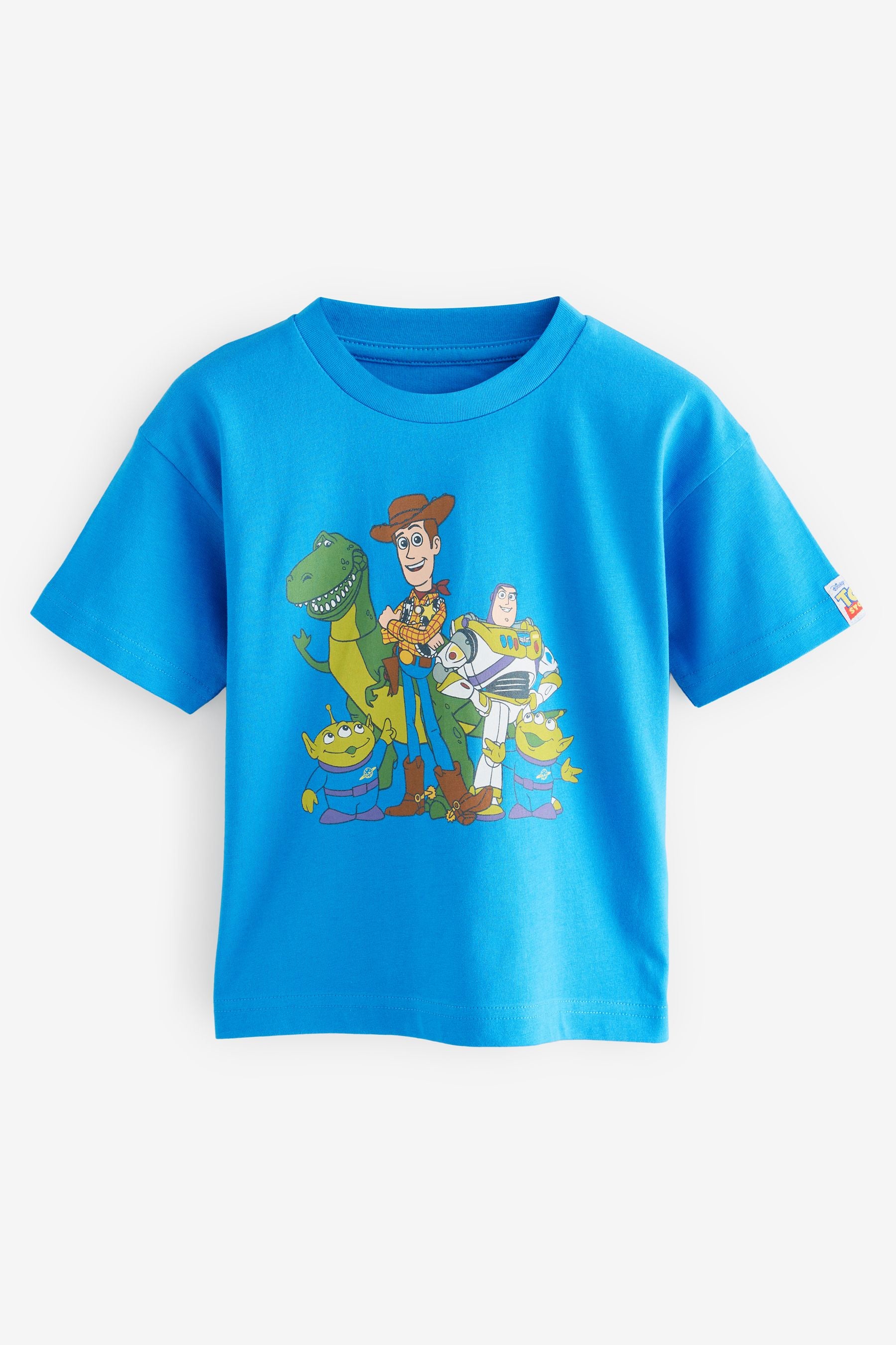 Cobalt Blue Toy Story Short Sleeve 100% Cotton T-Shirt (3mths-8yrs)