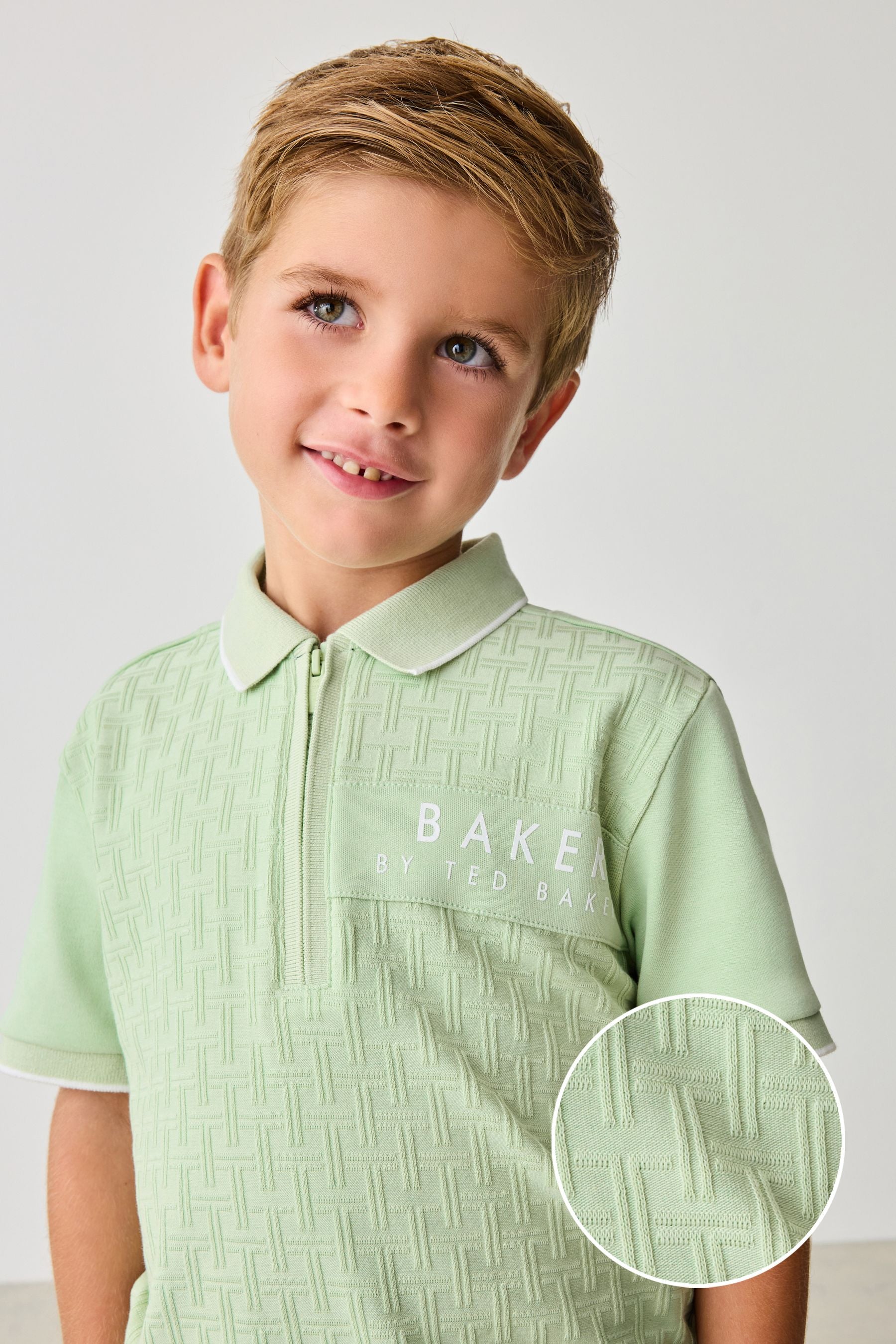 Baker by Ted Baker Green Polo Shirt