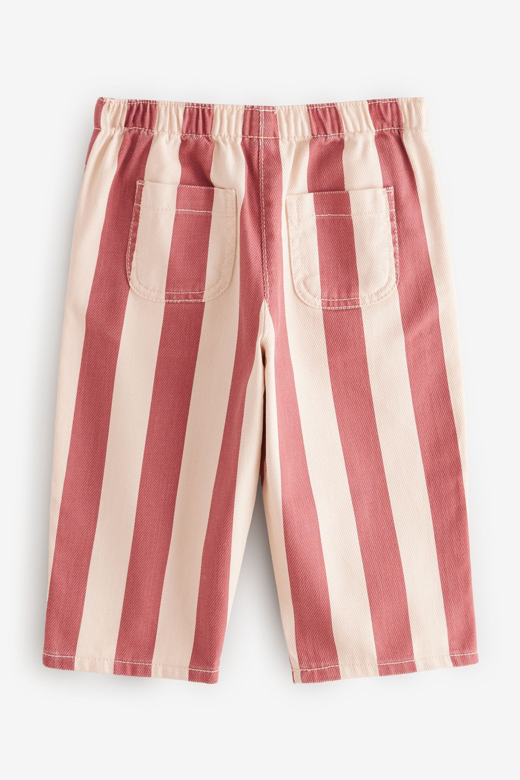 Pink Stripe 100% Cotton Trousers (3mths-7yrs)