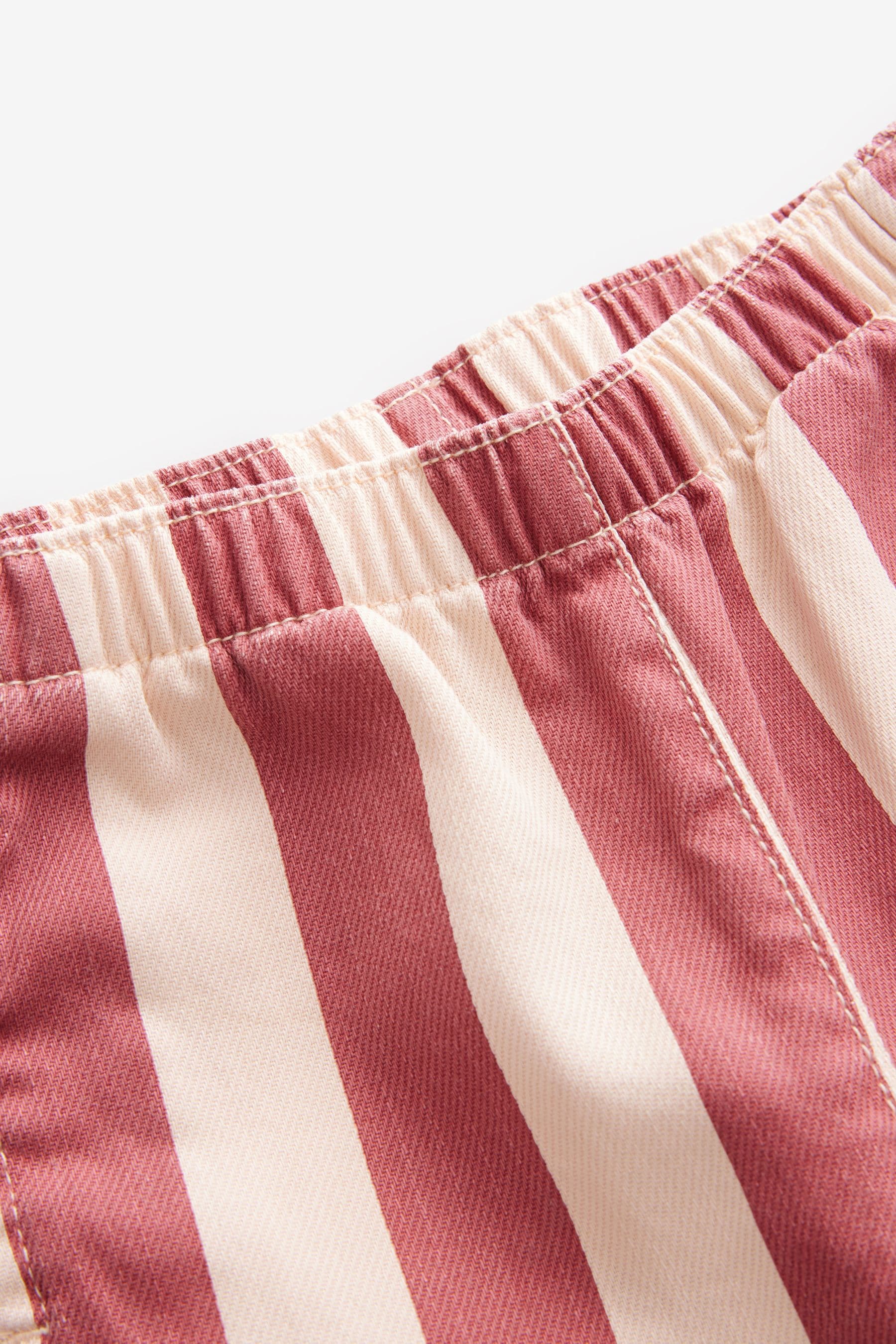 Pink Stripe 100% Cotton Trousers (3mths-7yrs)