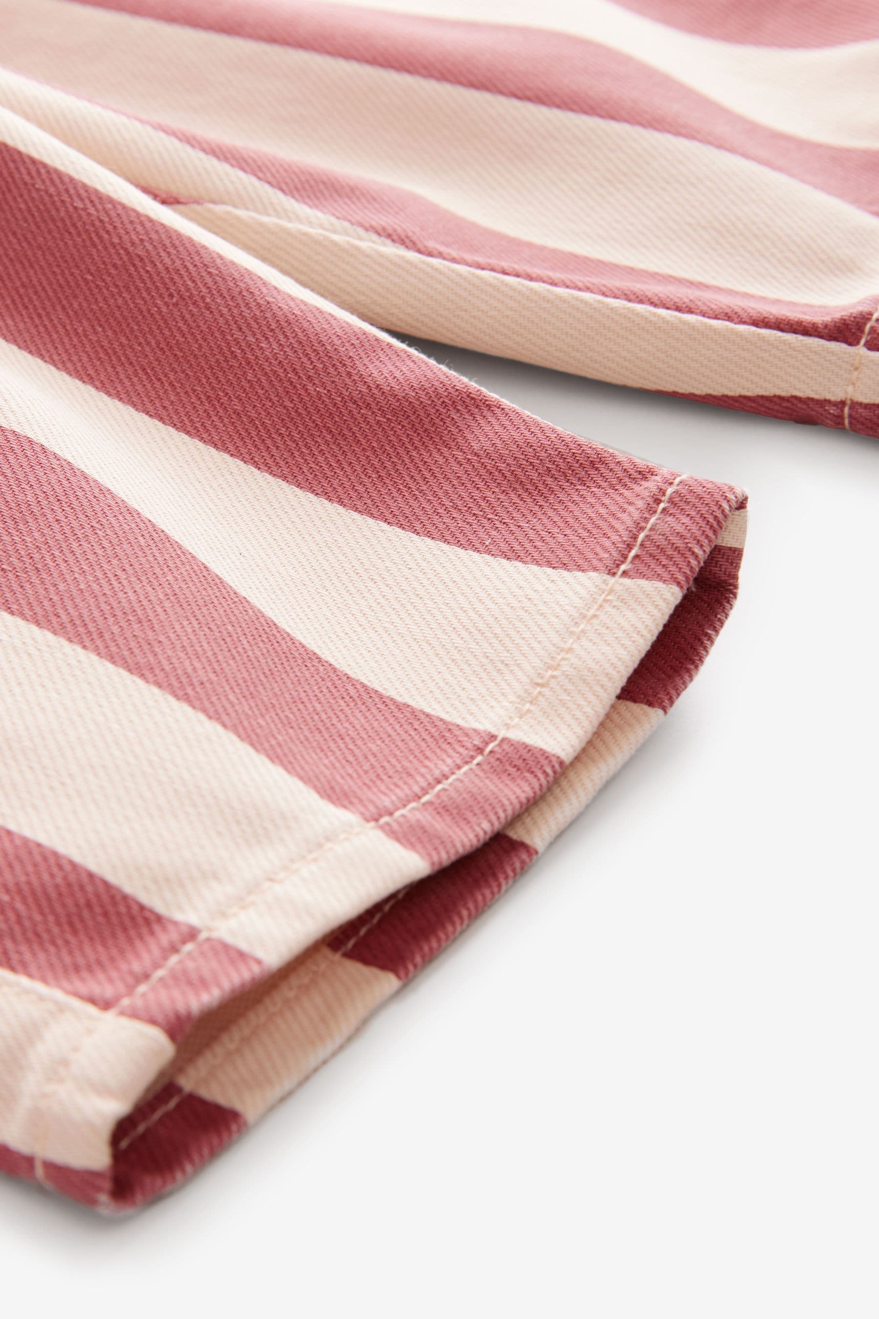 Pink Stripe 100% Cotton Trousers (3mths-7yrs)