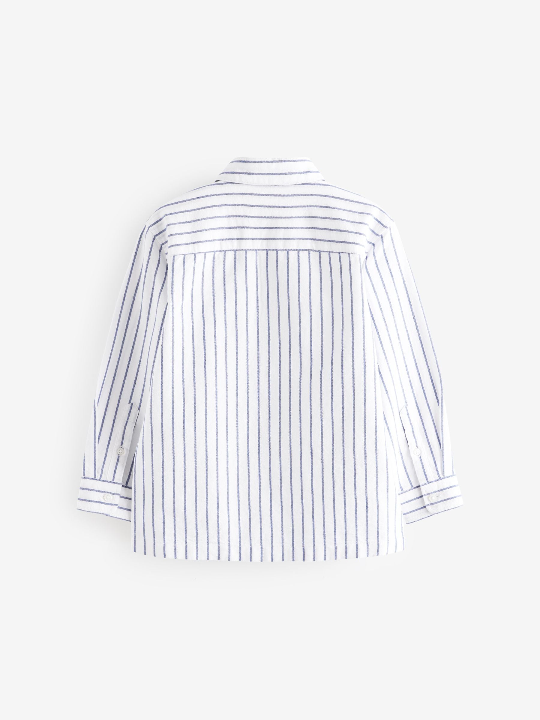 Stripe Relaxed Fit Long Sleeve 100% Cotton Oxford Shirt (3-16yrs)