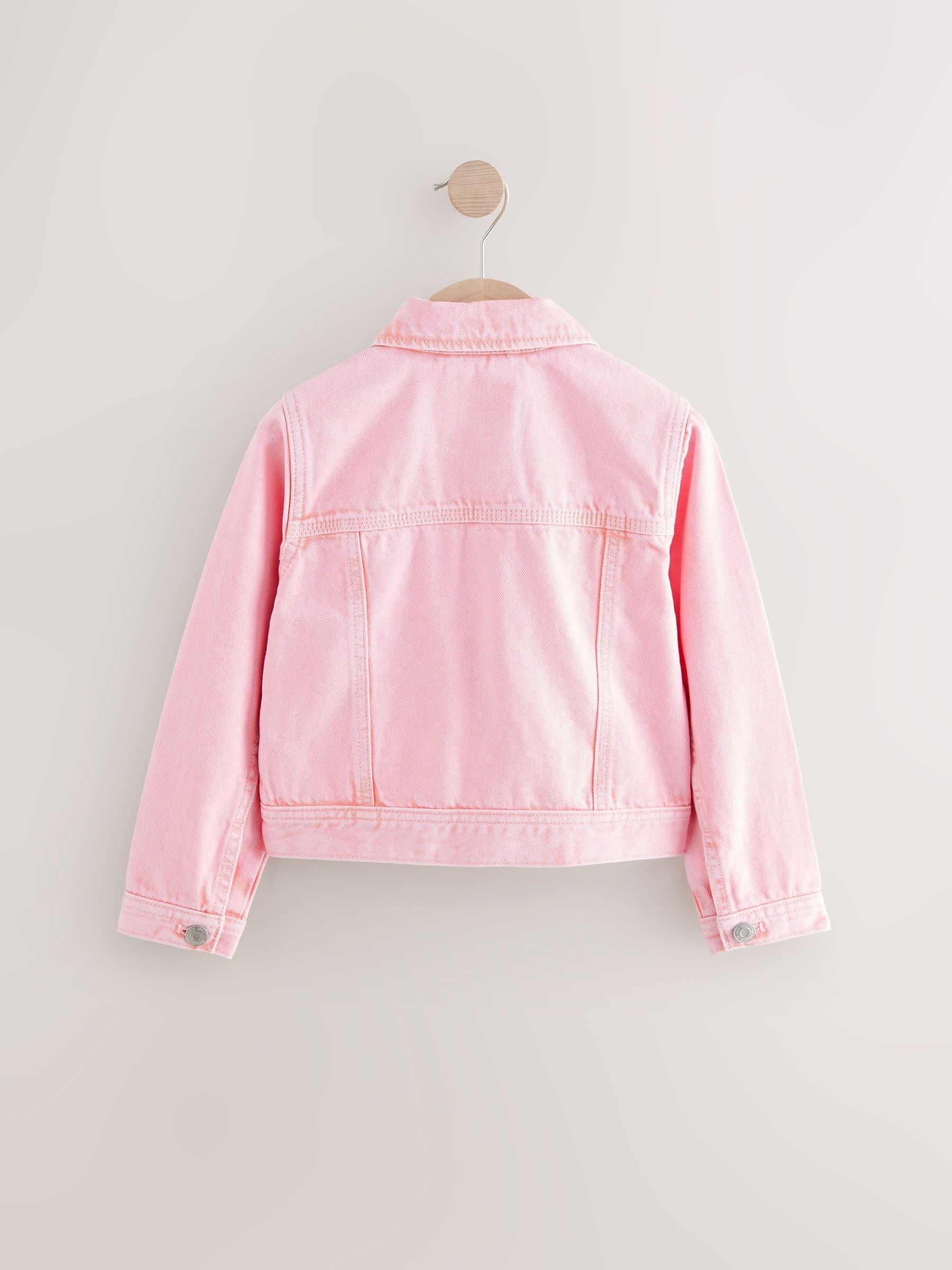 Pink Denim Western 100% Cotton Jacket (3-16yrs)