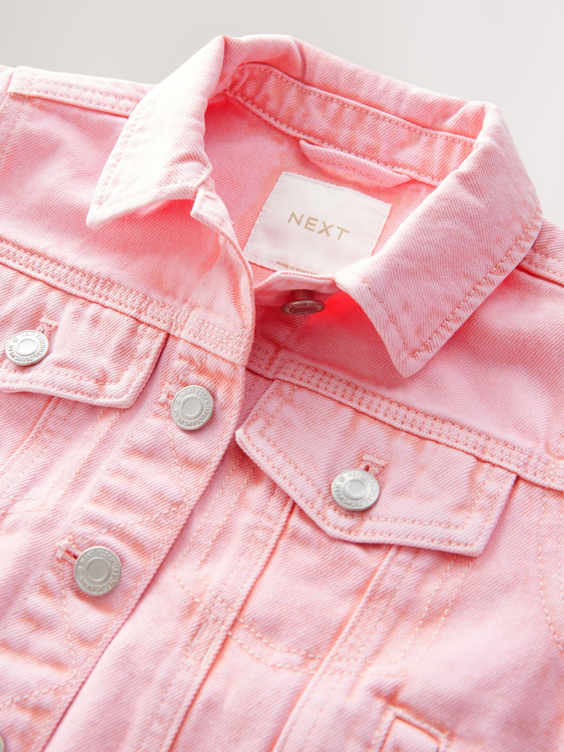 Pink Denim Western 100% Cotton Jacket (3-16yrs)