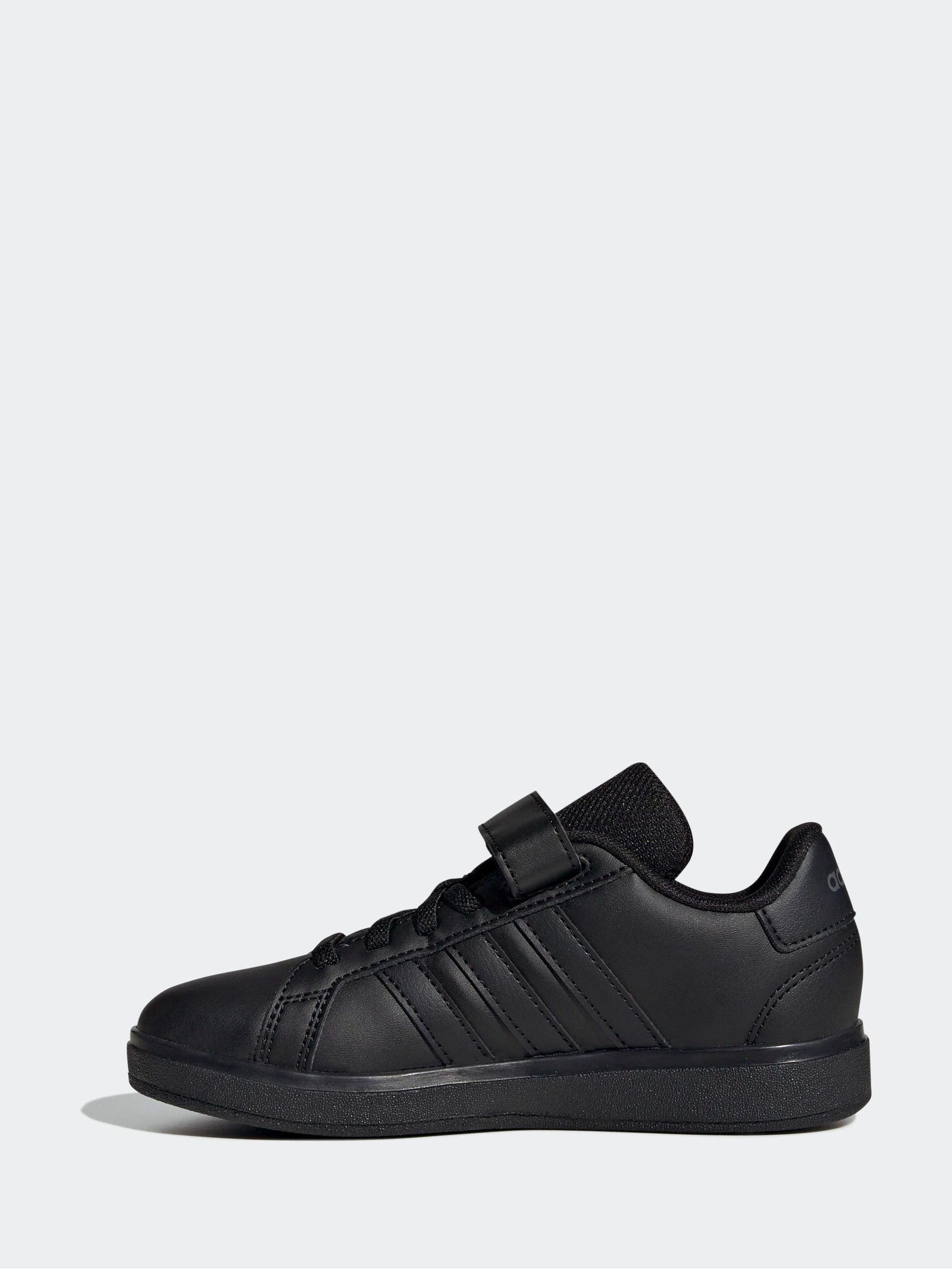 adidas dark black Kids Grand Court 2.0 Shoes