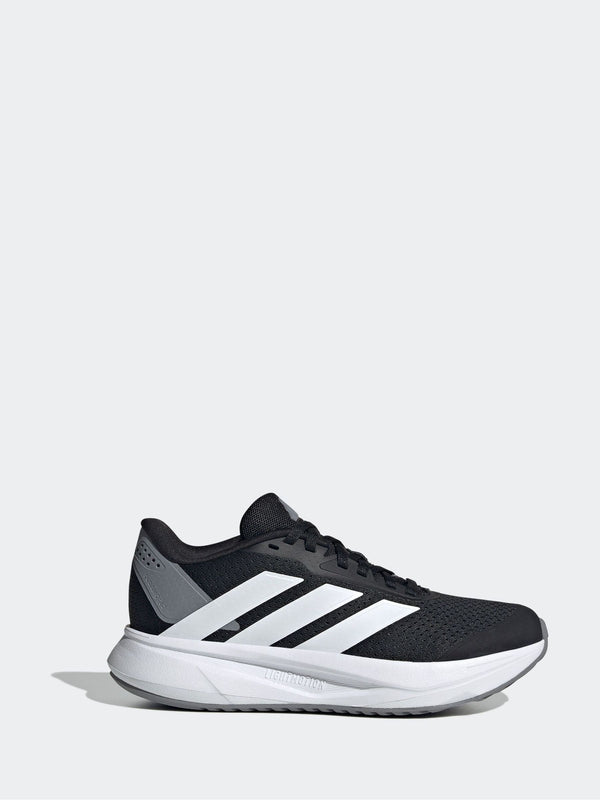 adidas Black/White Duramo Juniors Running Shoes