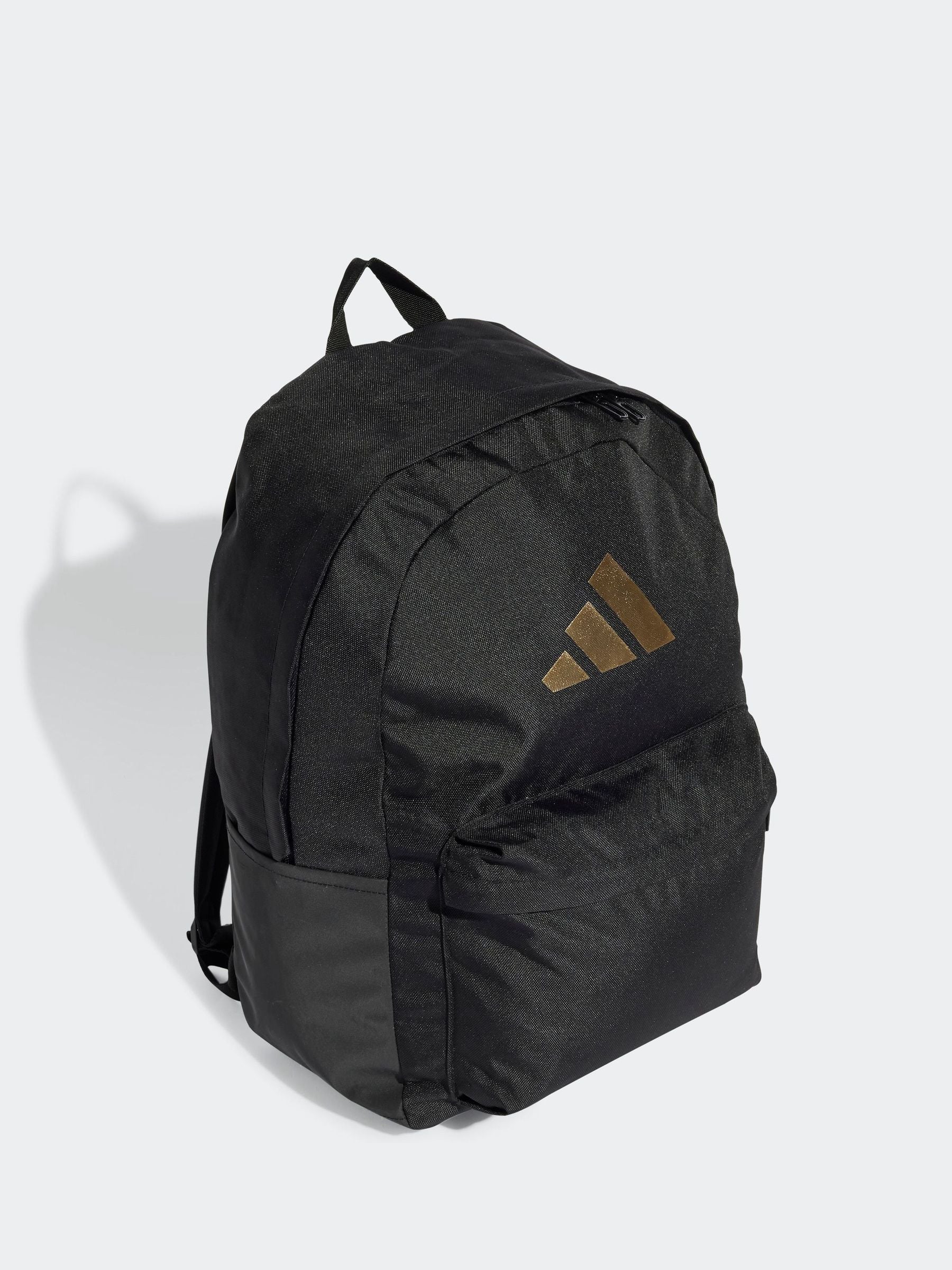 adidas Black Classic 3 Bar Logo Backpack