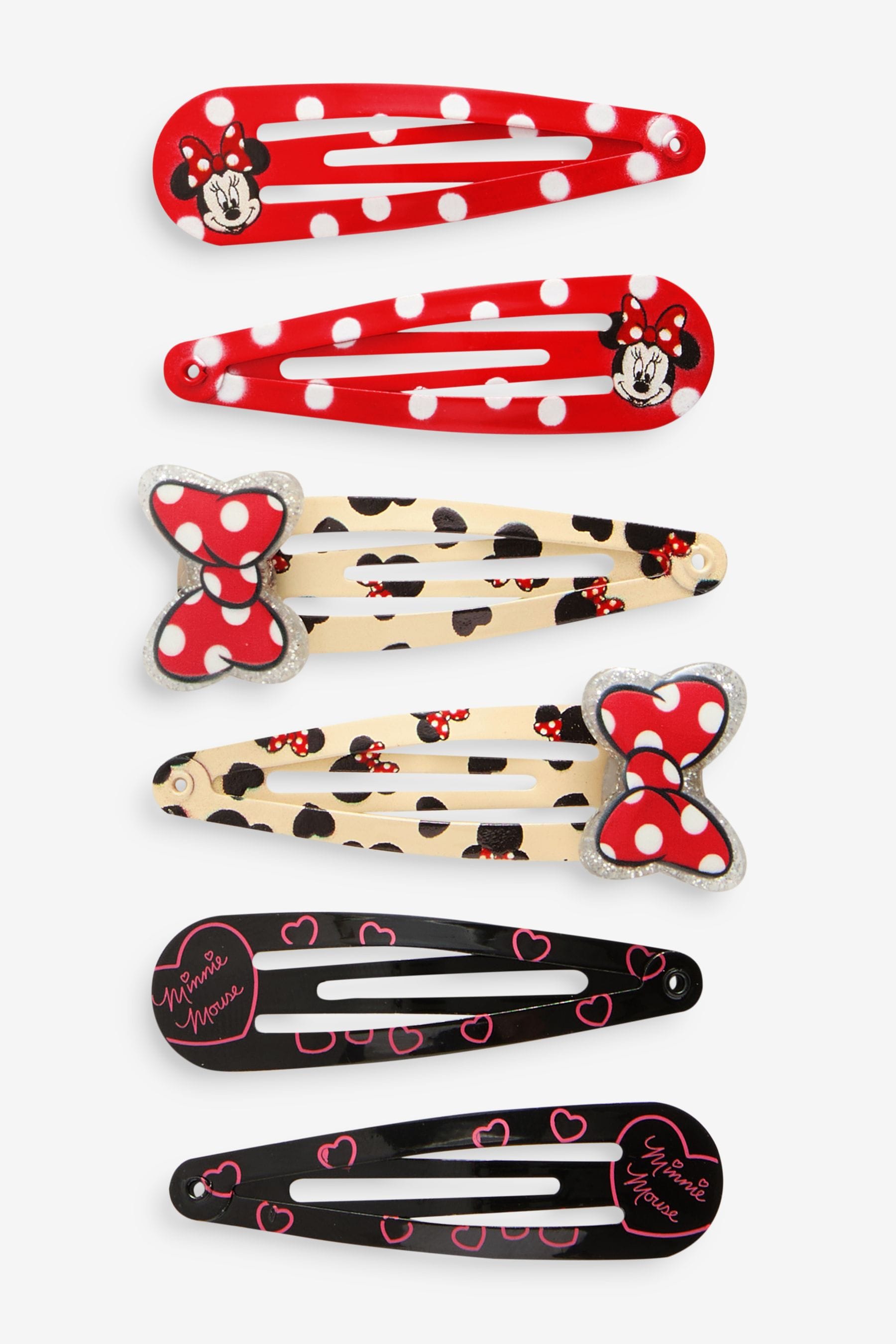 Red Minnie Mouse Clips