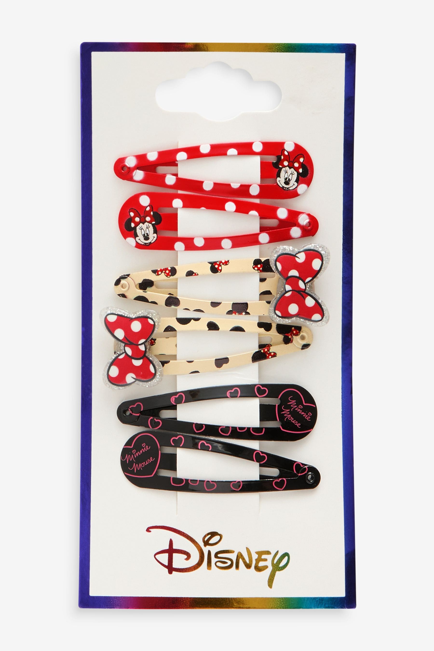 Red Minnie Mouse Clips