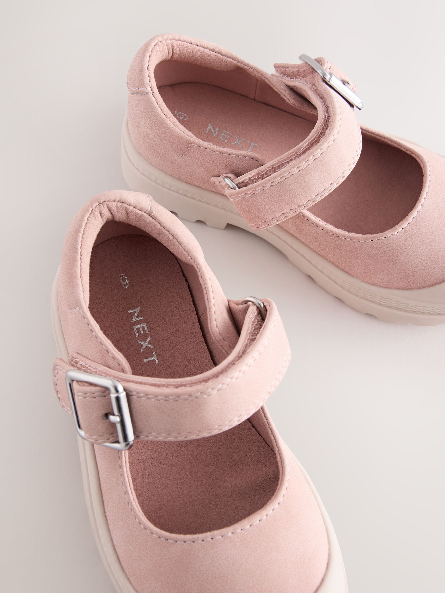 Pink Chunky Mary Jane Shoes