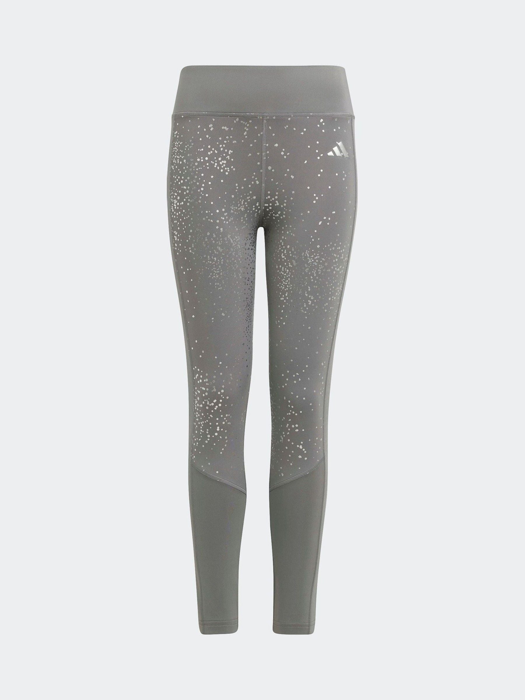 adidas Grey Optime Glam 7/8 Leggings