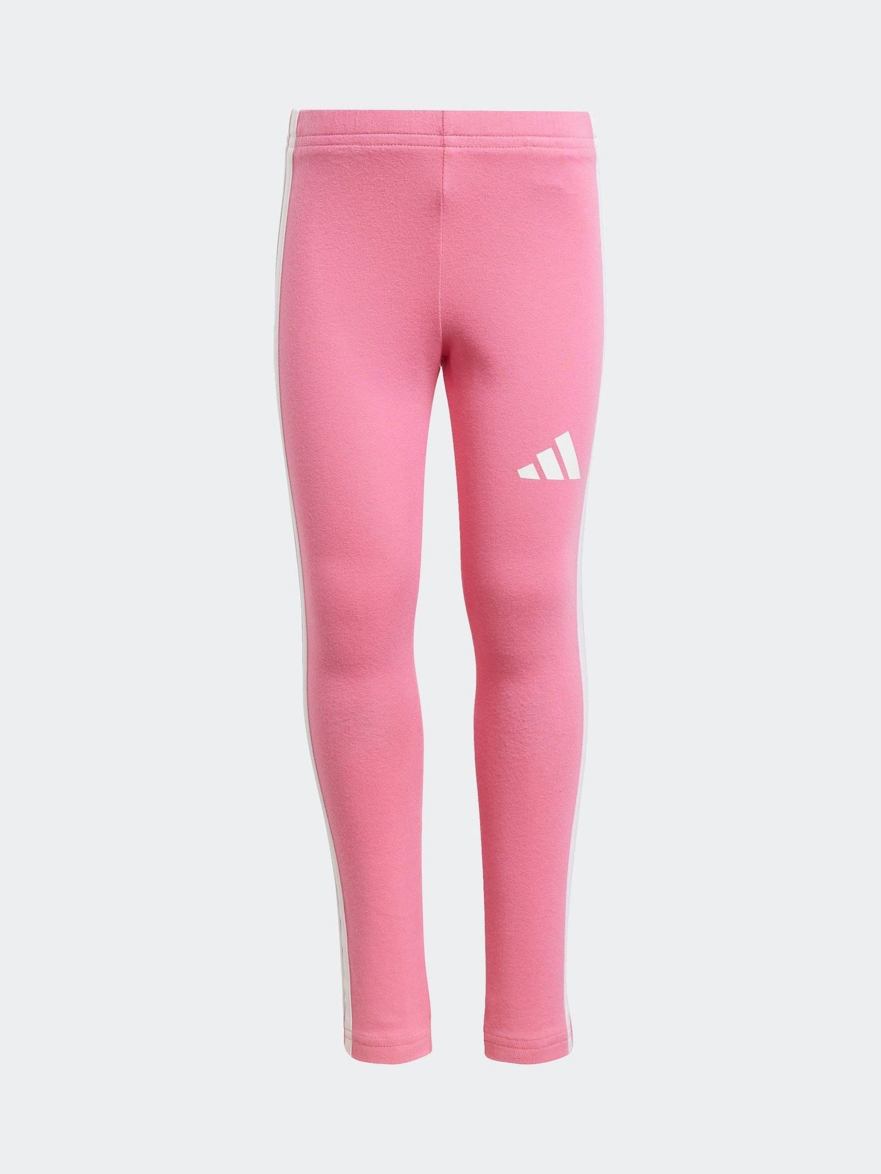 adidas Pink Essentials Tiberio 3 Stripe Tracksuit