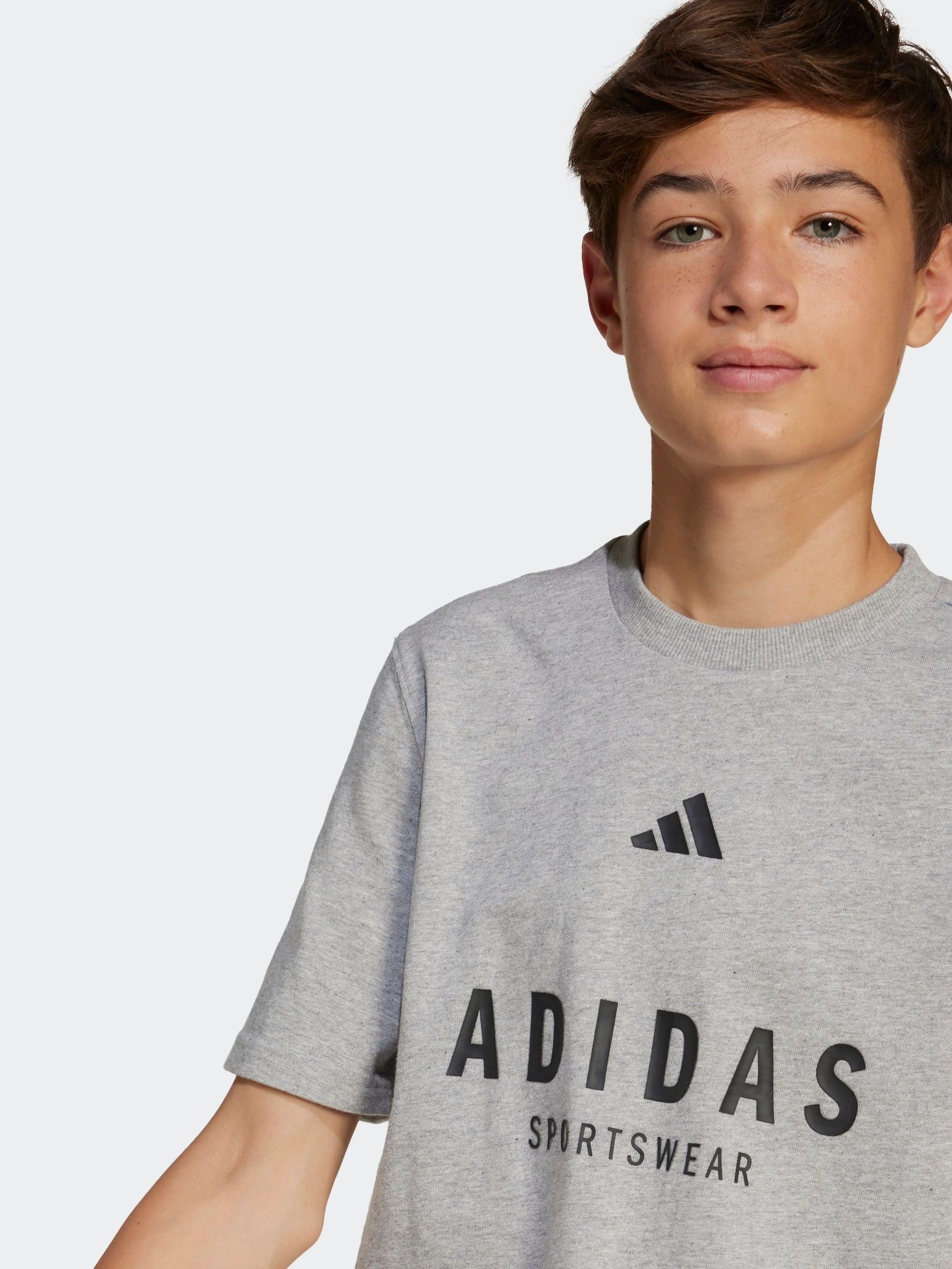 adidas Grey All SZN 100% Cotton T-Shirt