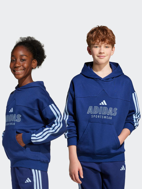 adidas Blue House of Tiro Fleece Hoodie