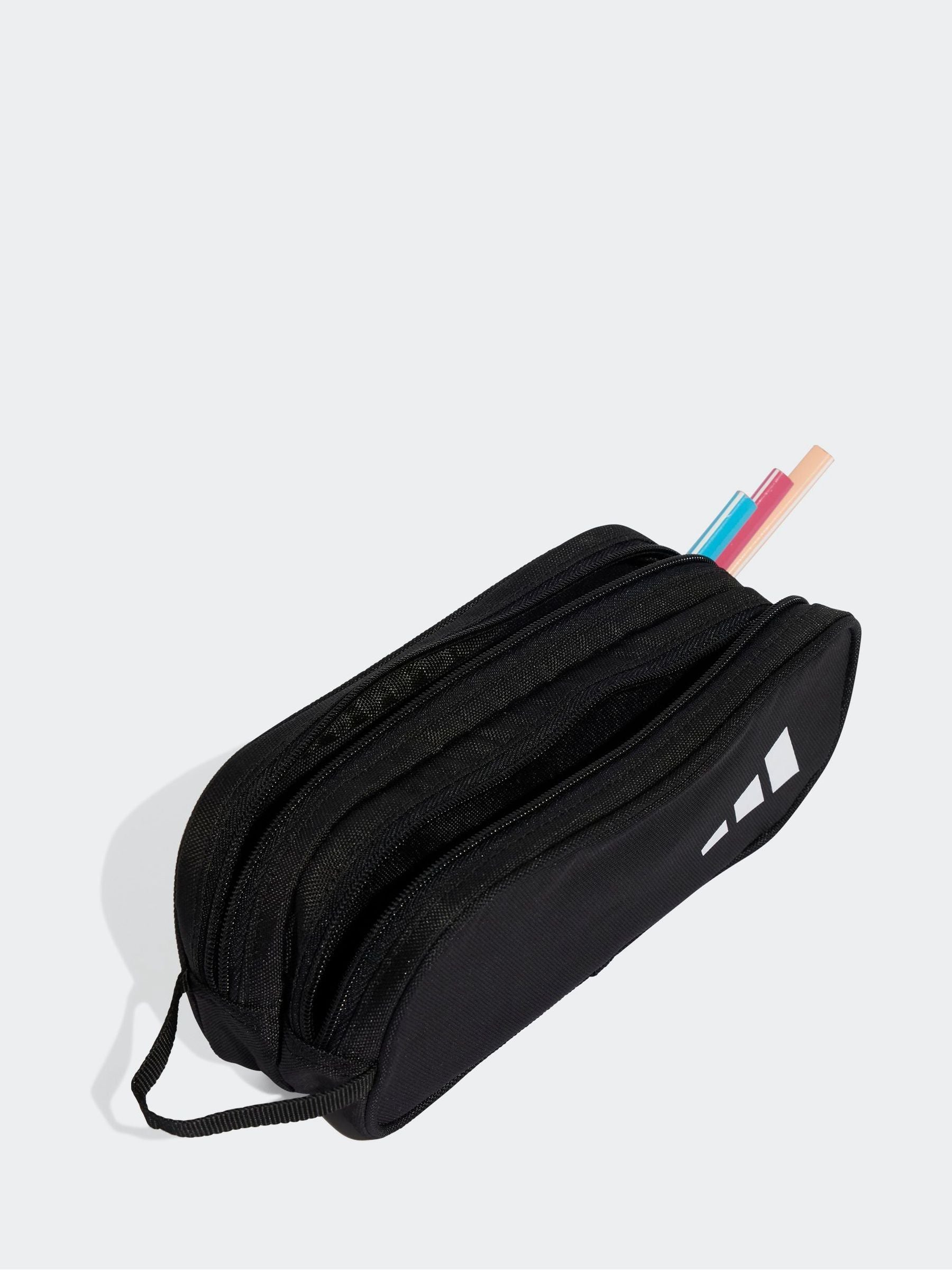 adidas Black 2 Zipper Pencil Case