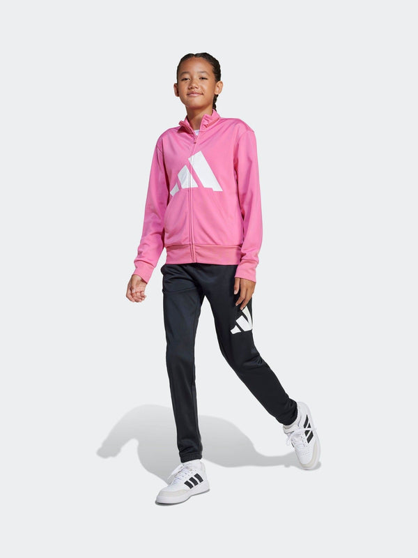 adidas Pink Large Essentials Logo Tracksuit