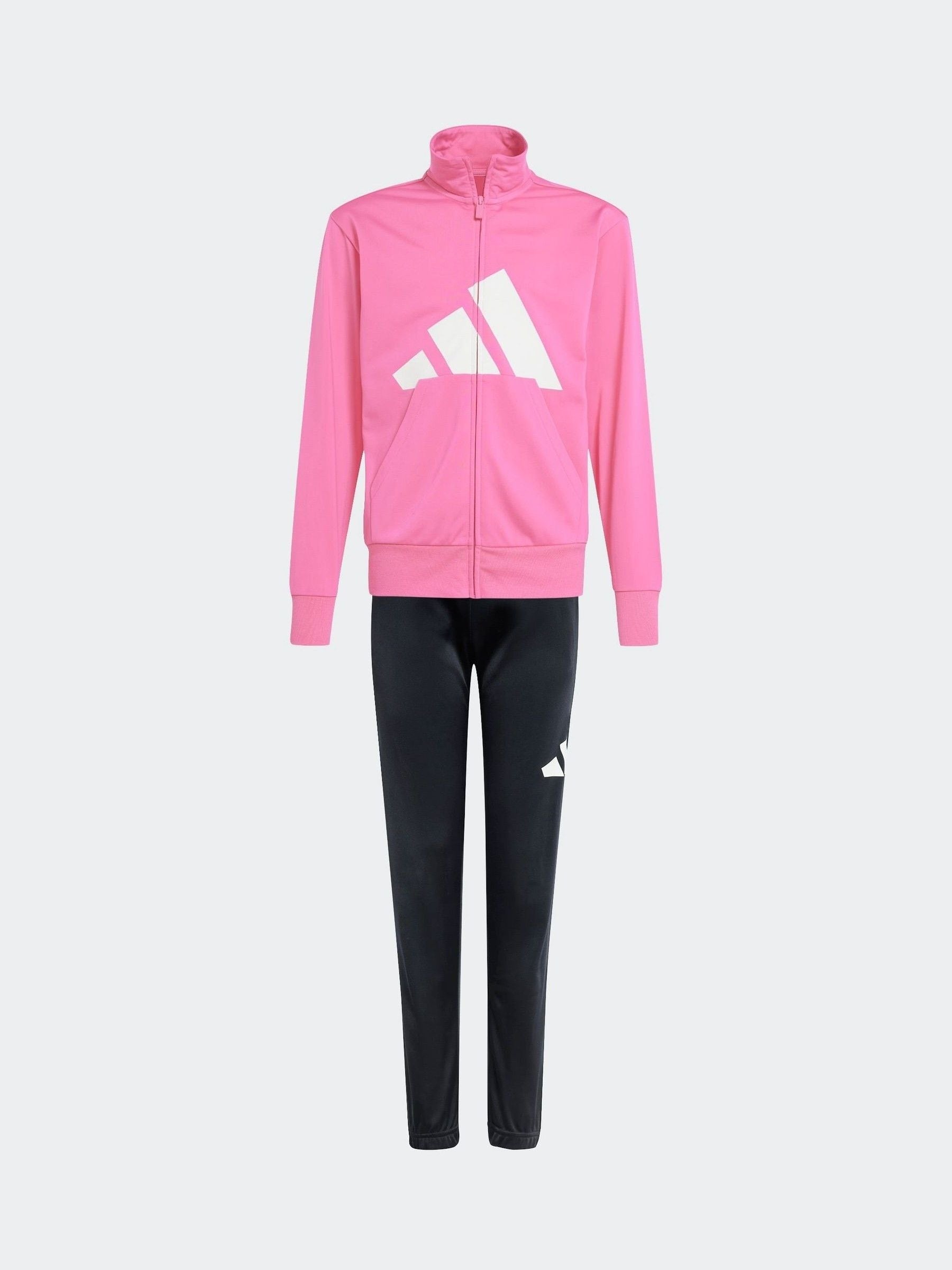 adidas Pink Large Essentials Logo Tracksuit