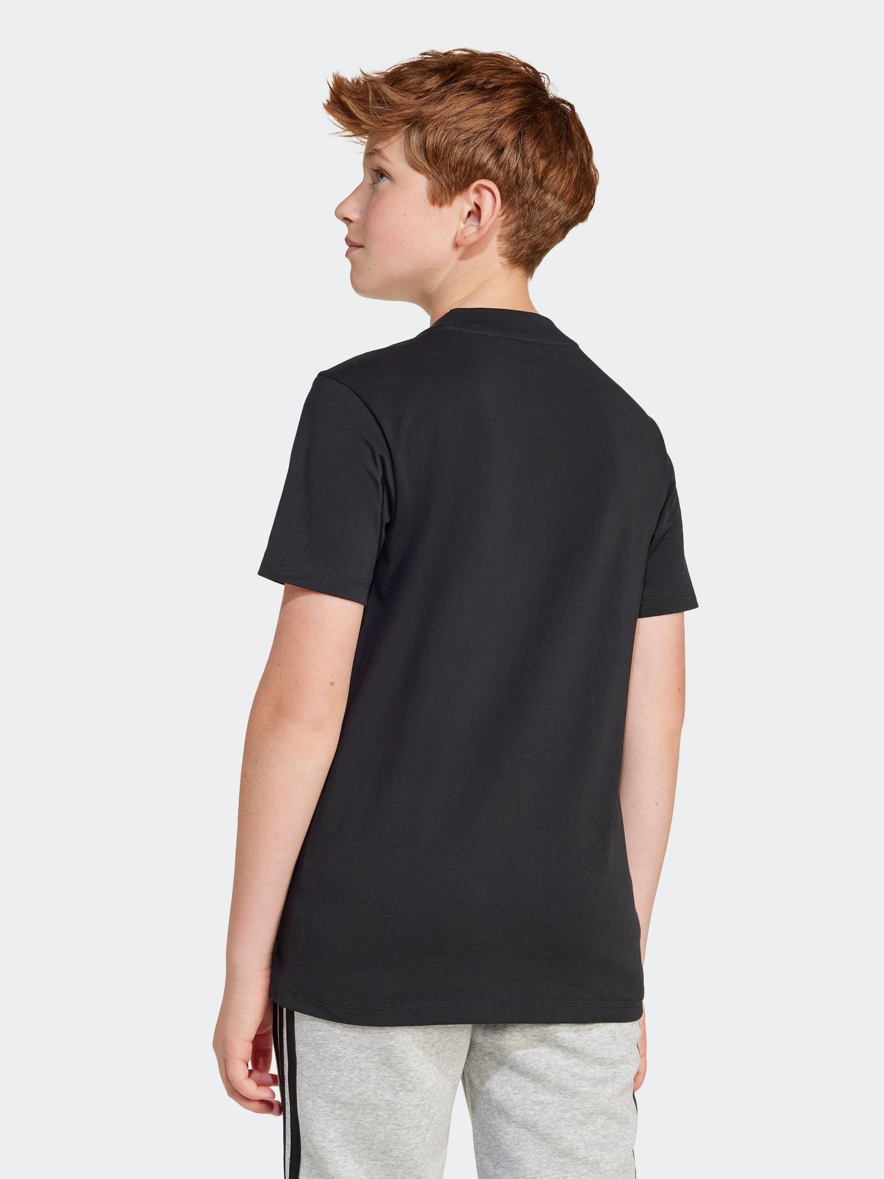 adidas Black Essentials 100% Cotton T-Shirt