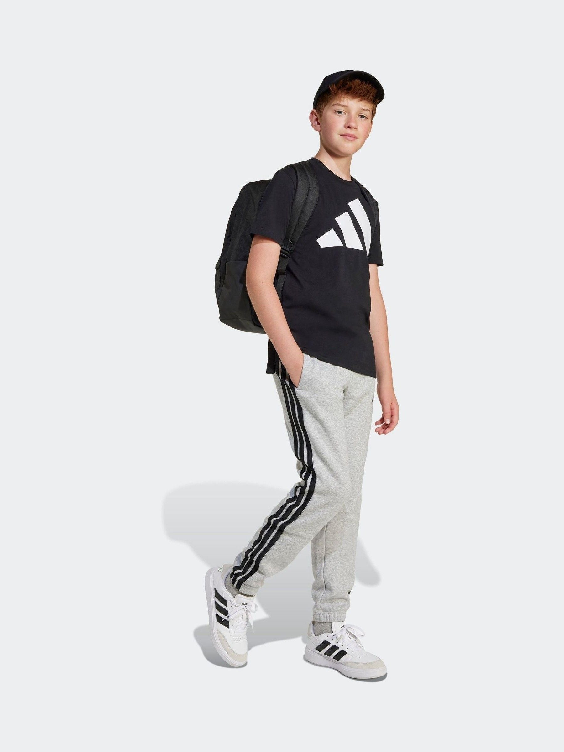 adidas Black Essentials 100% Cotton T-Shirt