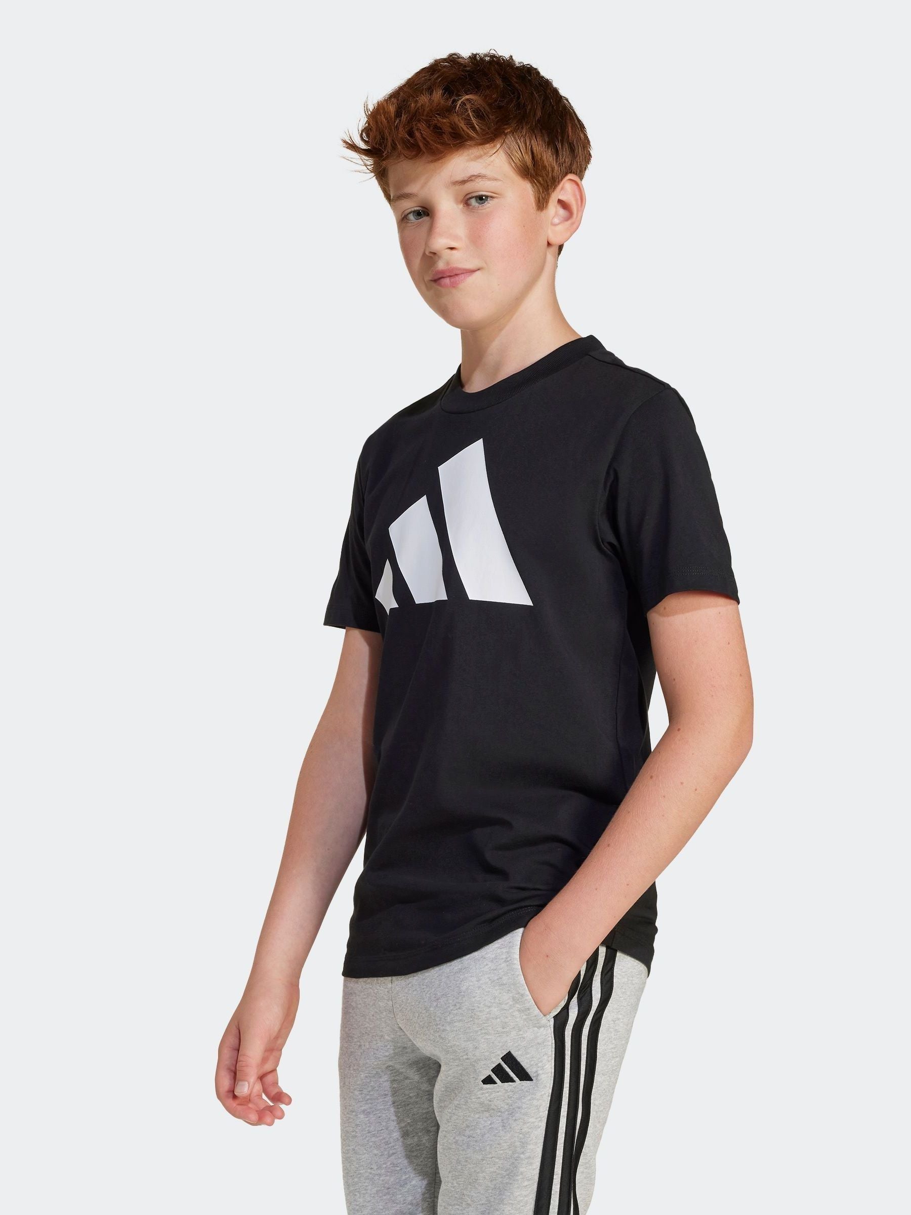 adidas Black Essentials 100% Cotton T-Shirt