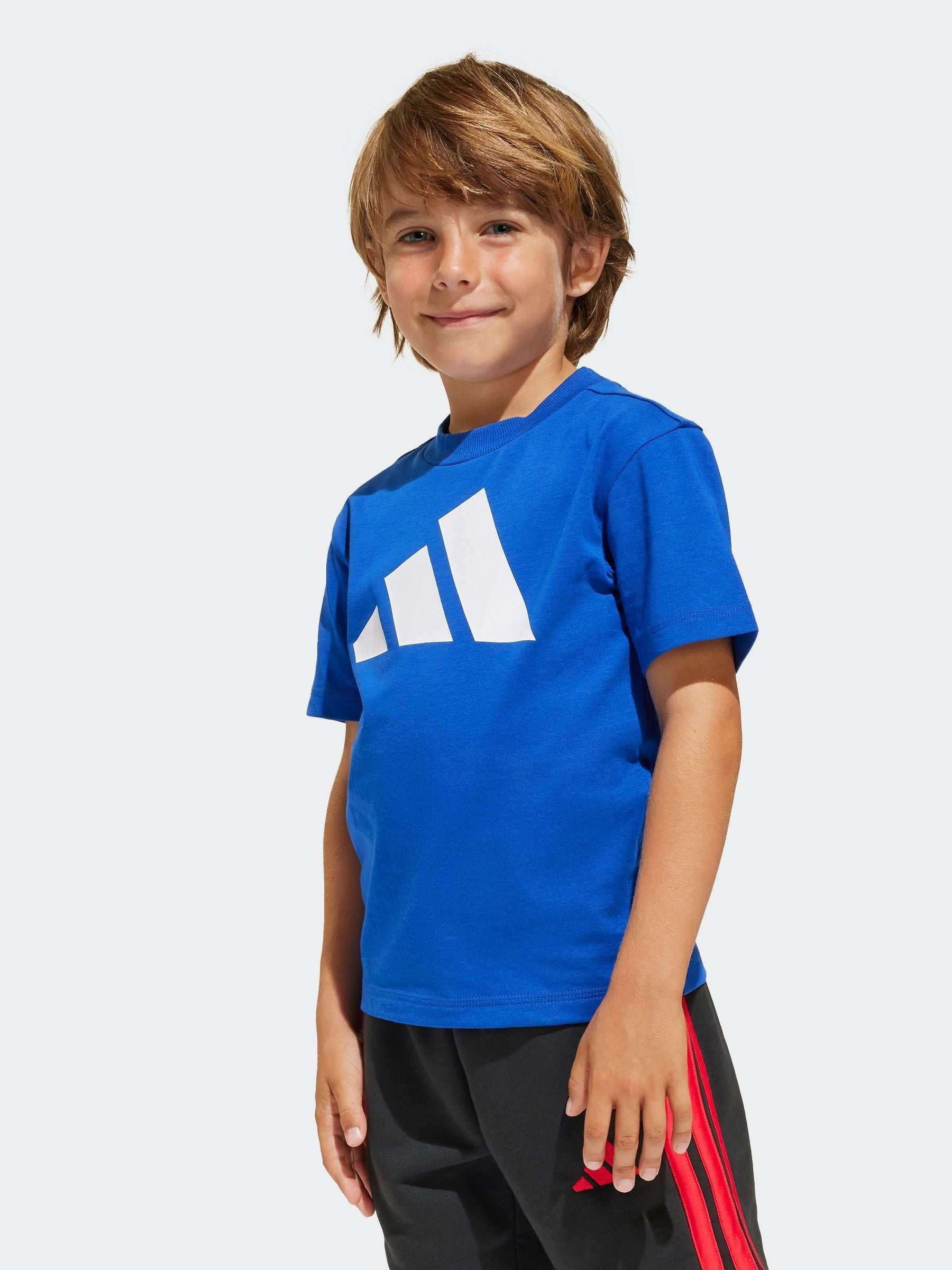 adidas Blue 100% Cotton T-Shirt