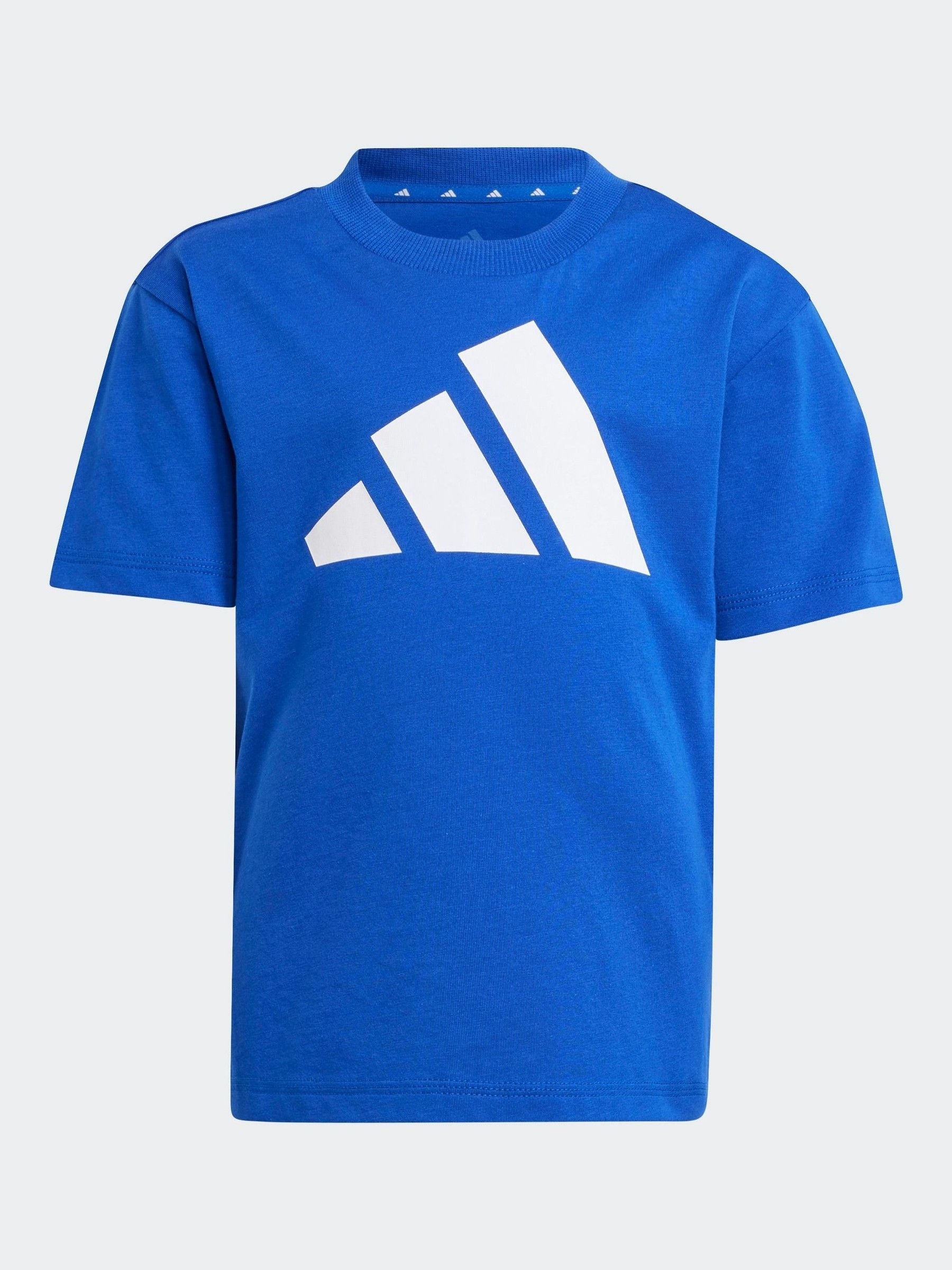 adidas Blue 100% Cotton T-Shirt