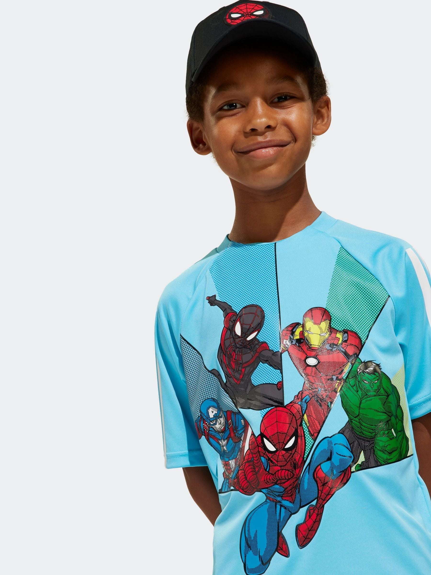 adidas Blue Marvel Spider-Man T-Shirt