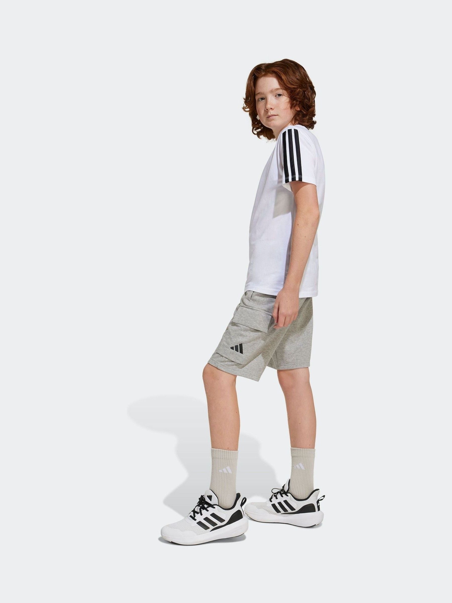 adidas Grey Essentials Cargo Shorts