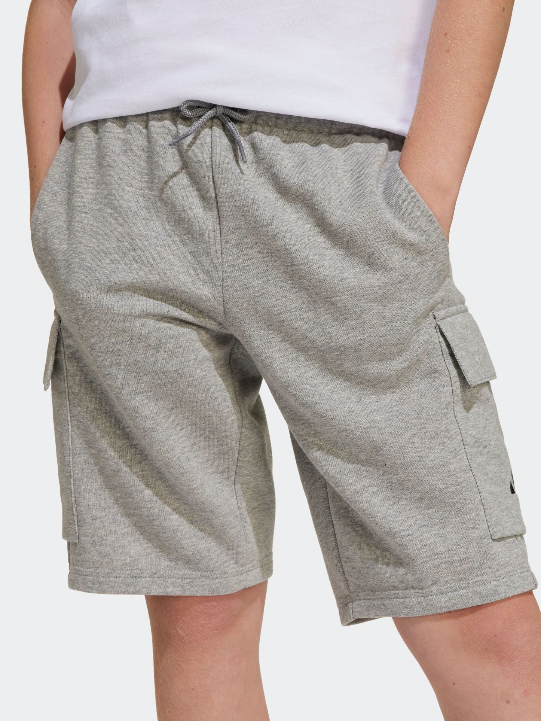 adidas Grey Essentials Cargo Shorts