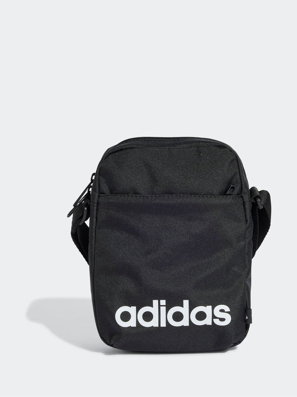 adidas Black Linear Organiser Crossbody Bag