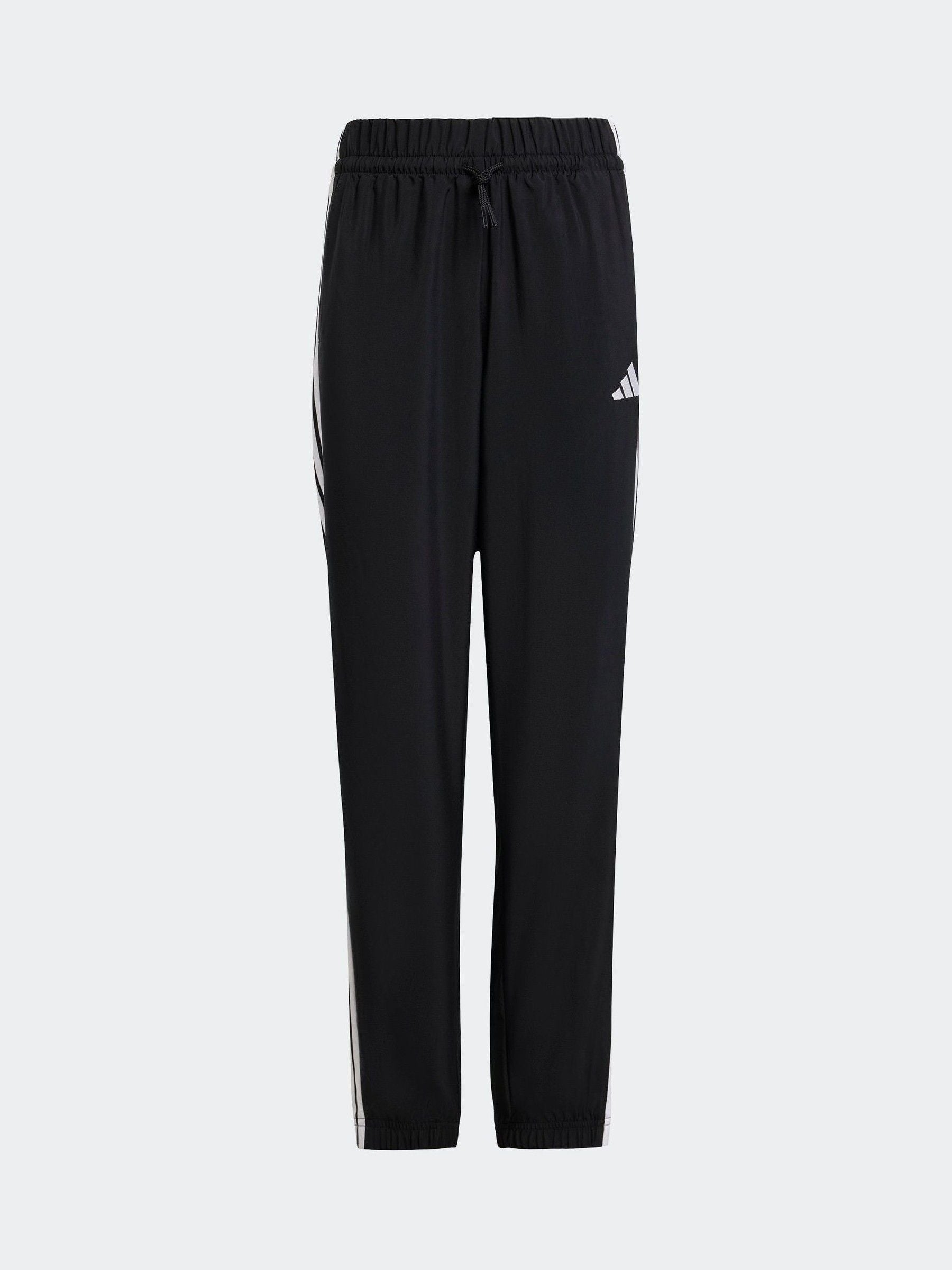 adidas Black 3 Stripe Joggers