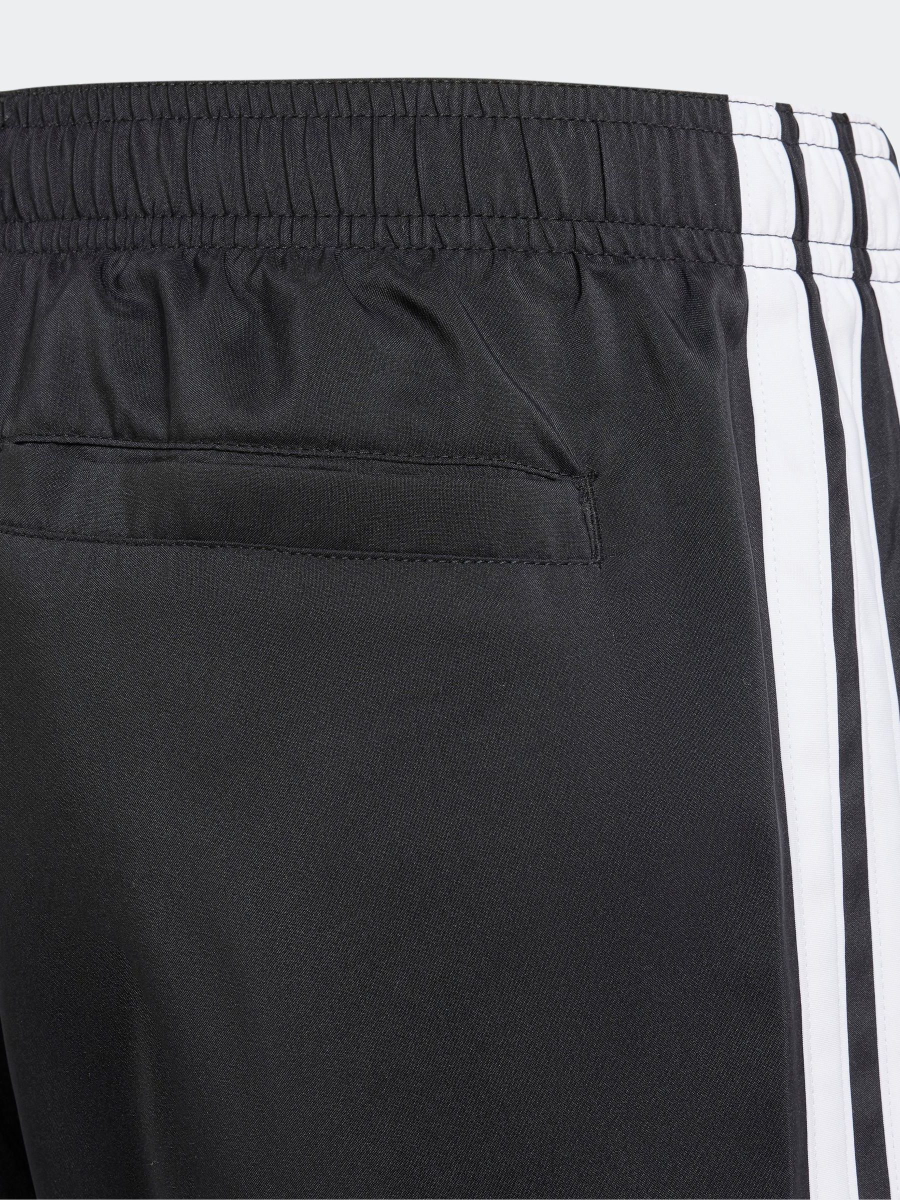 adidas Black 3 Stripes Swim Shorts