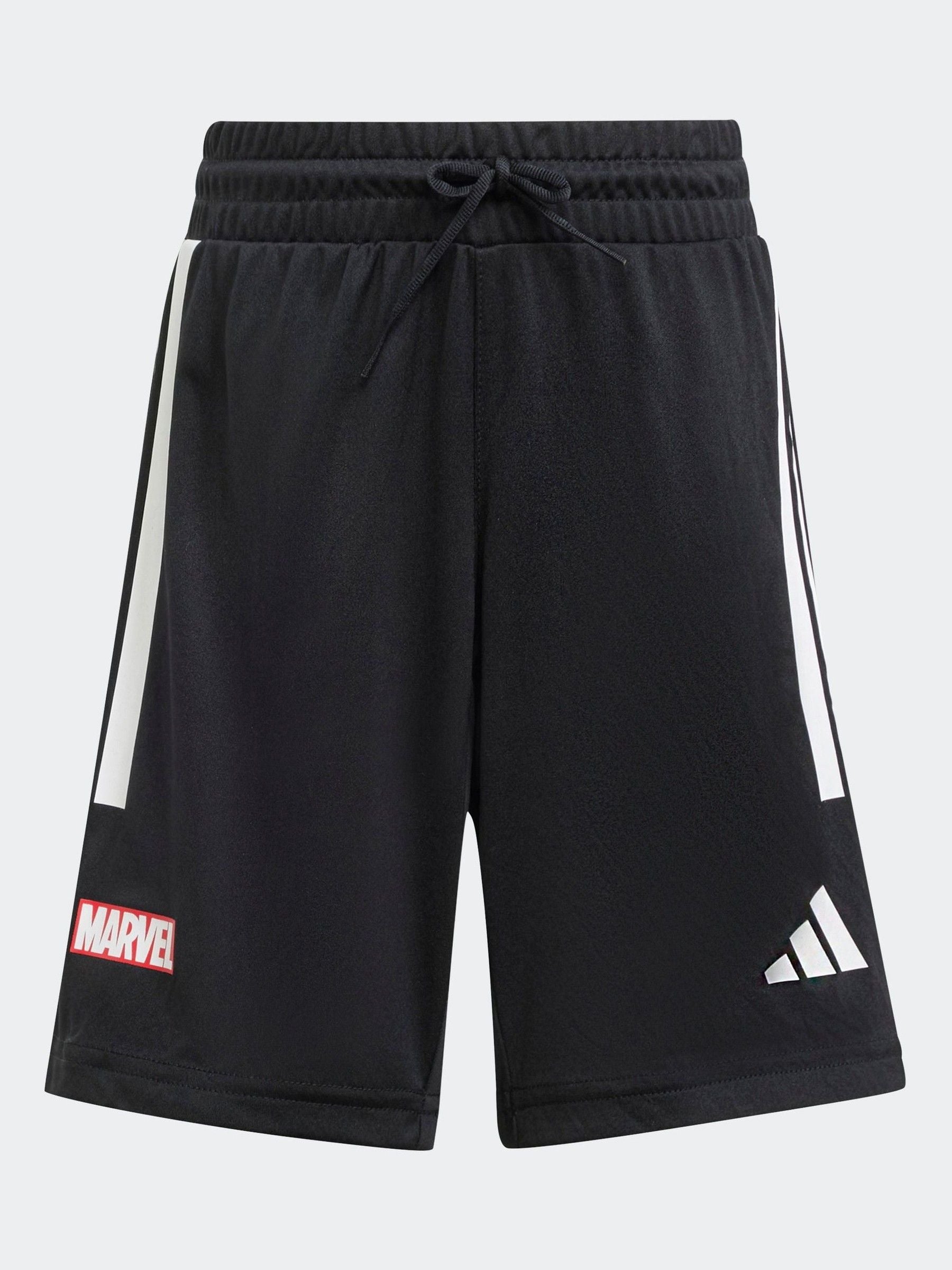 adidas Red Marvel Iron Man T-Shirt and Shorts Set