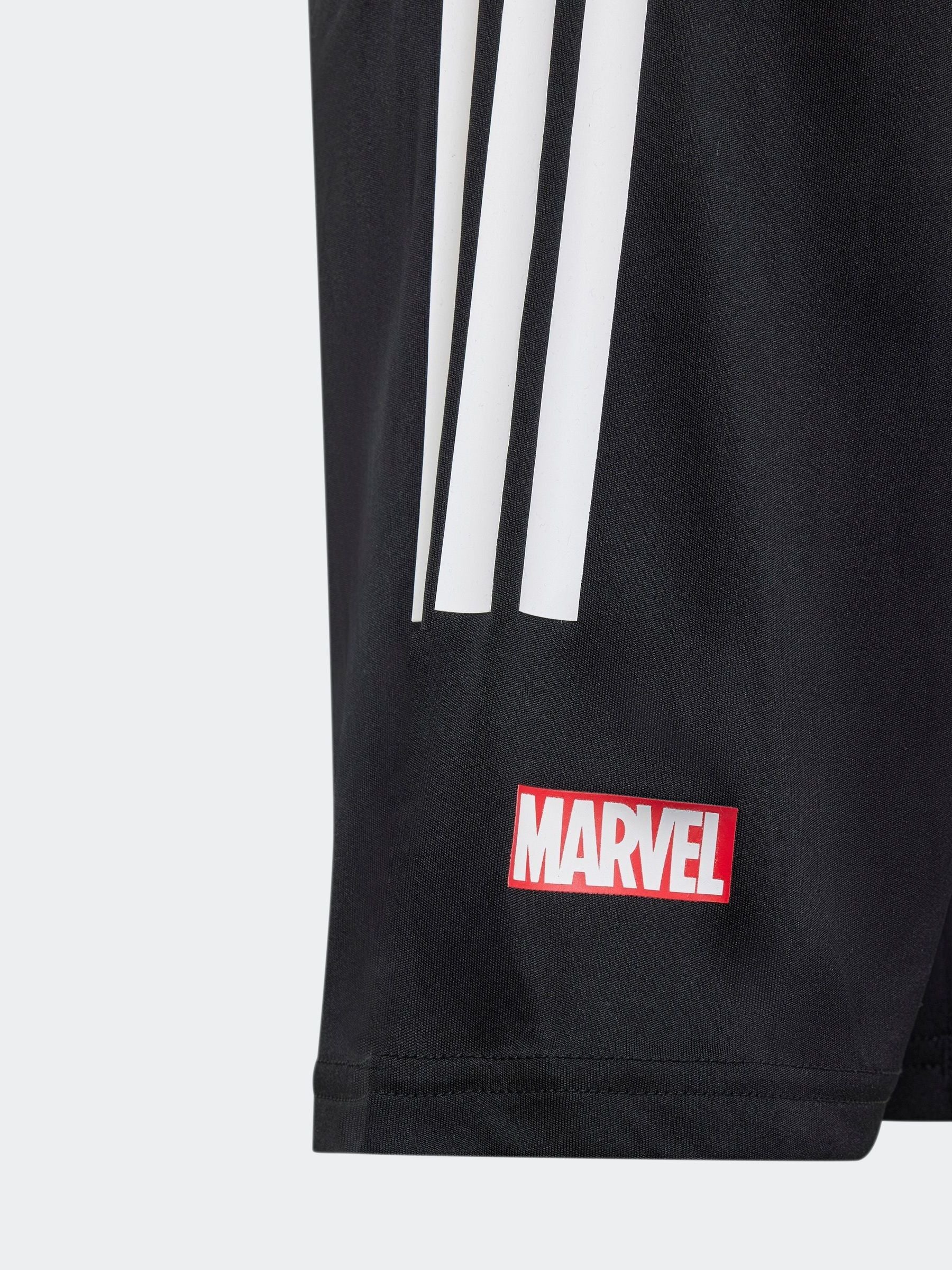 adidas Red Marvel Iron Man T-Shirt and Shorts Set