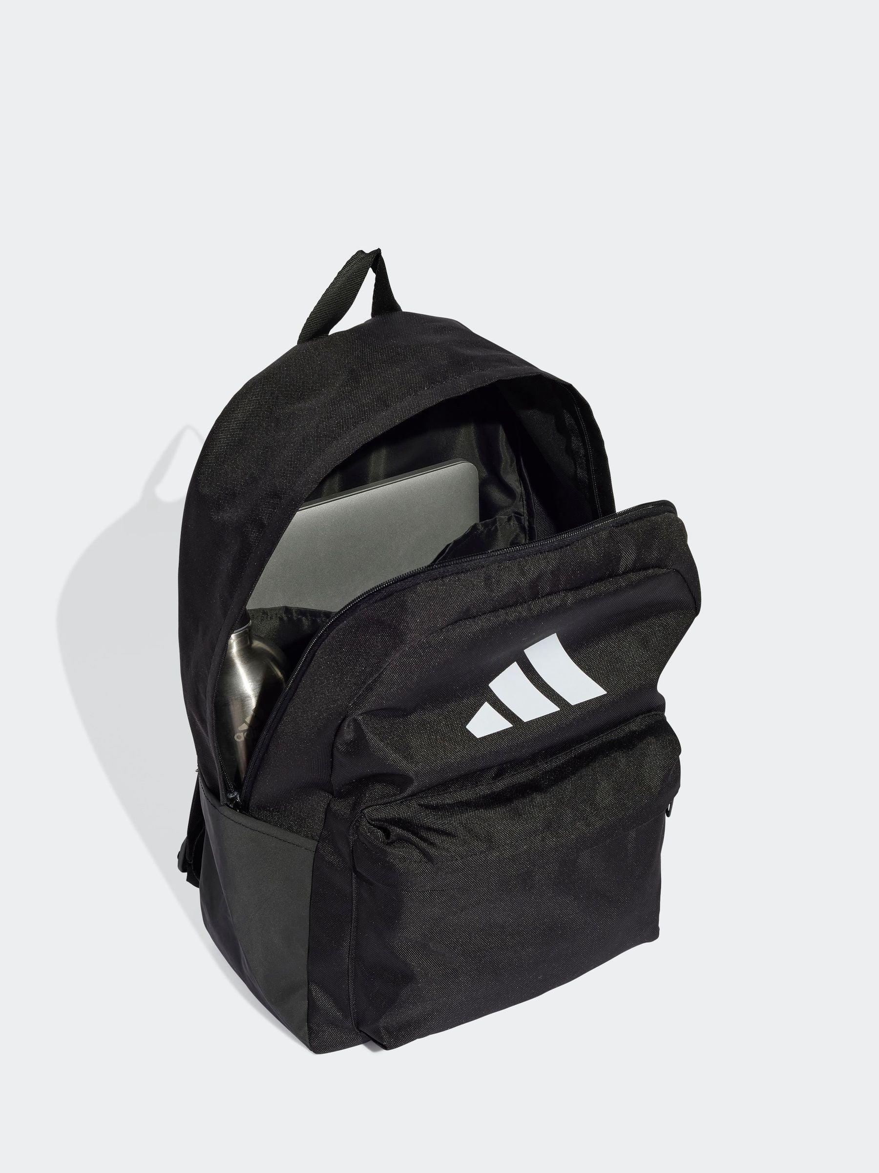 adidas Black Classic 3 Stripes Backpack