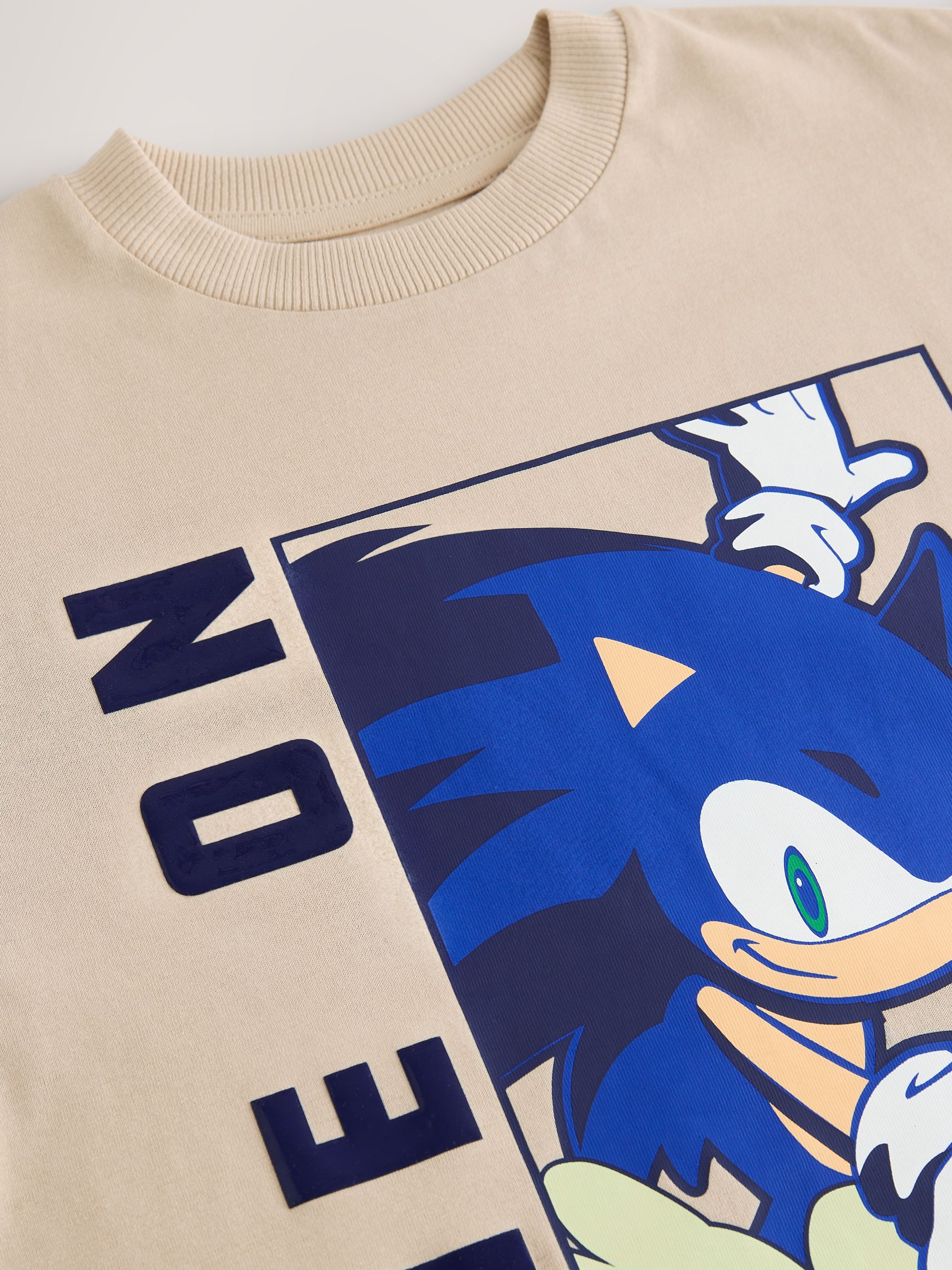 Cement 100% Cotton Licensed Sonic T-Shirt (3-16yrs)