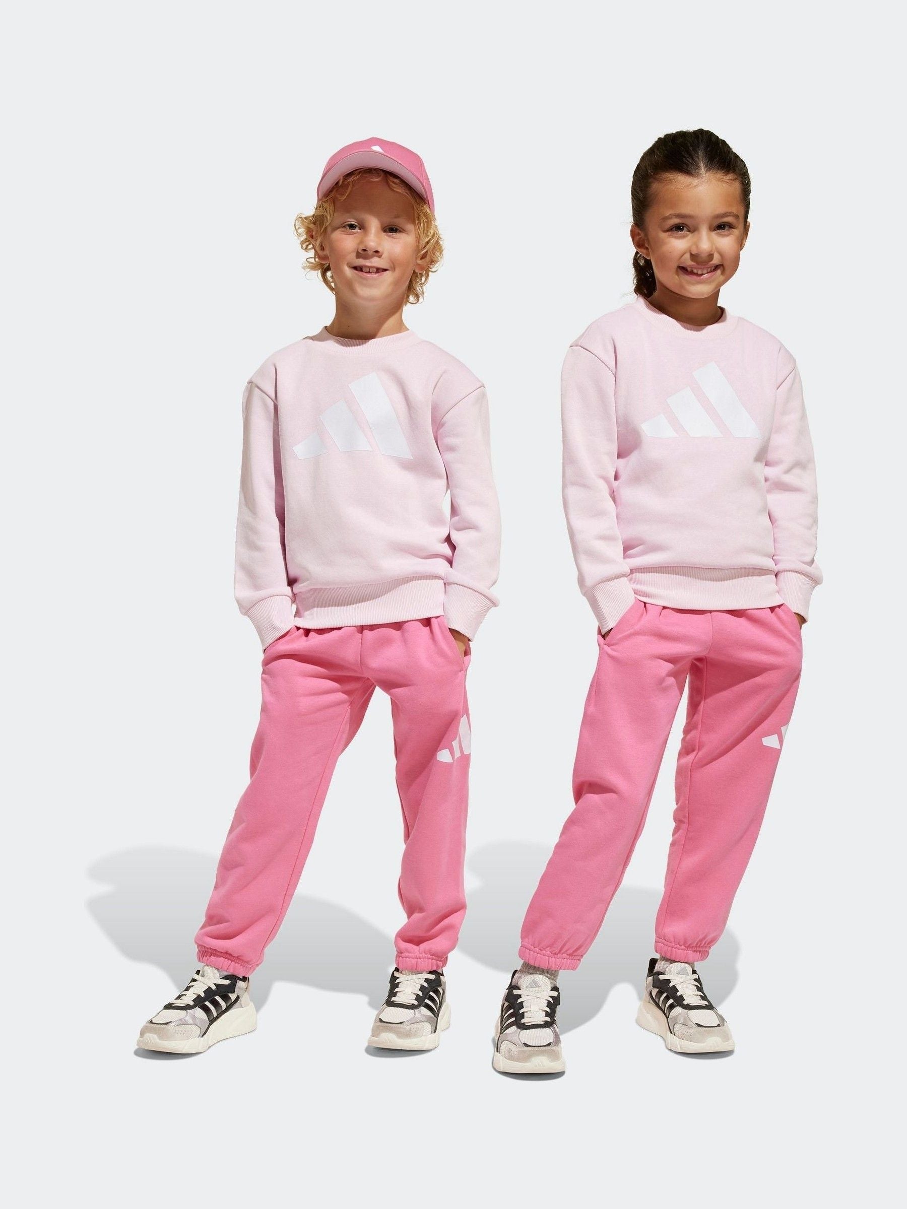 adidas Pink Essentials Tracksuit