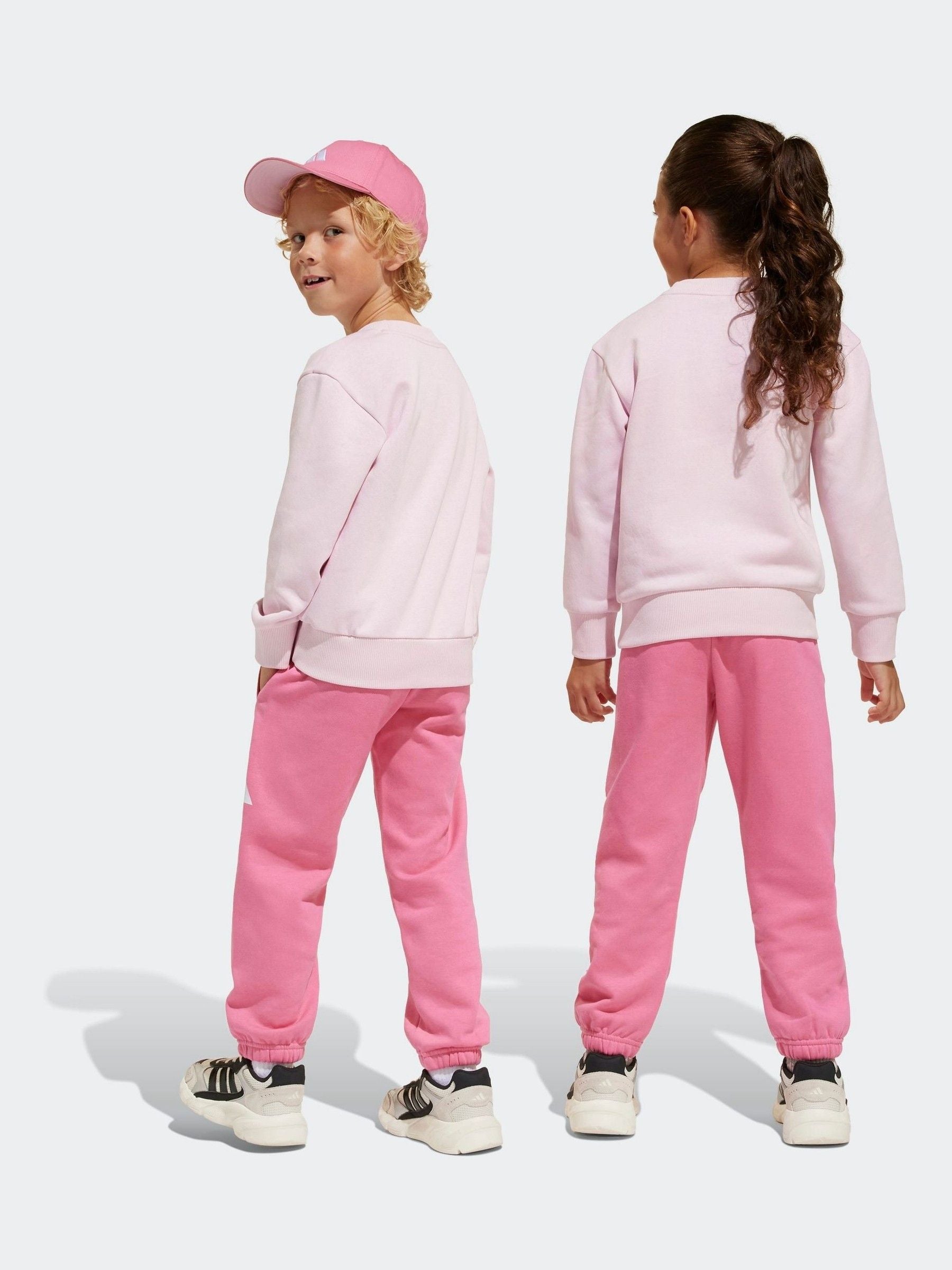 adidas Pink Essentials Tracksuit