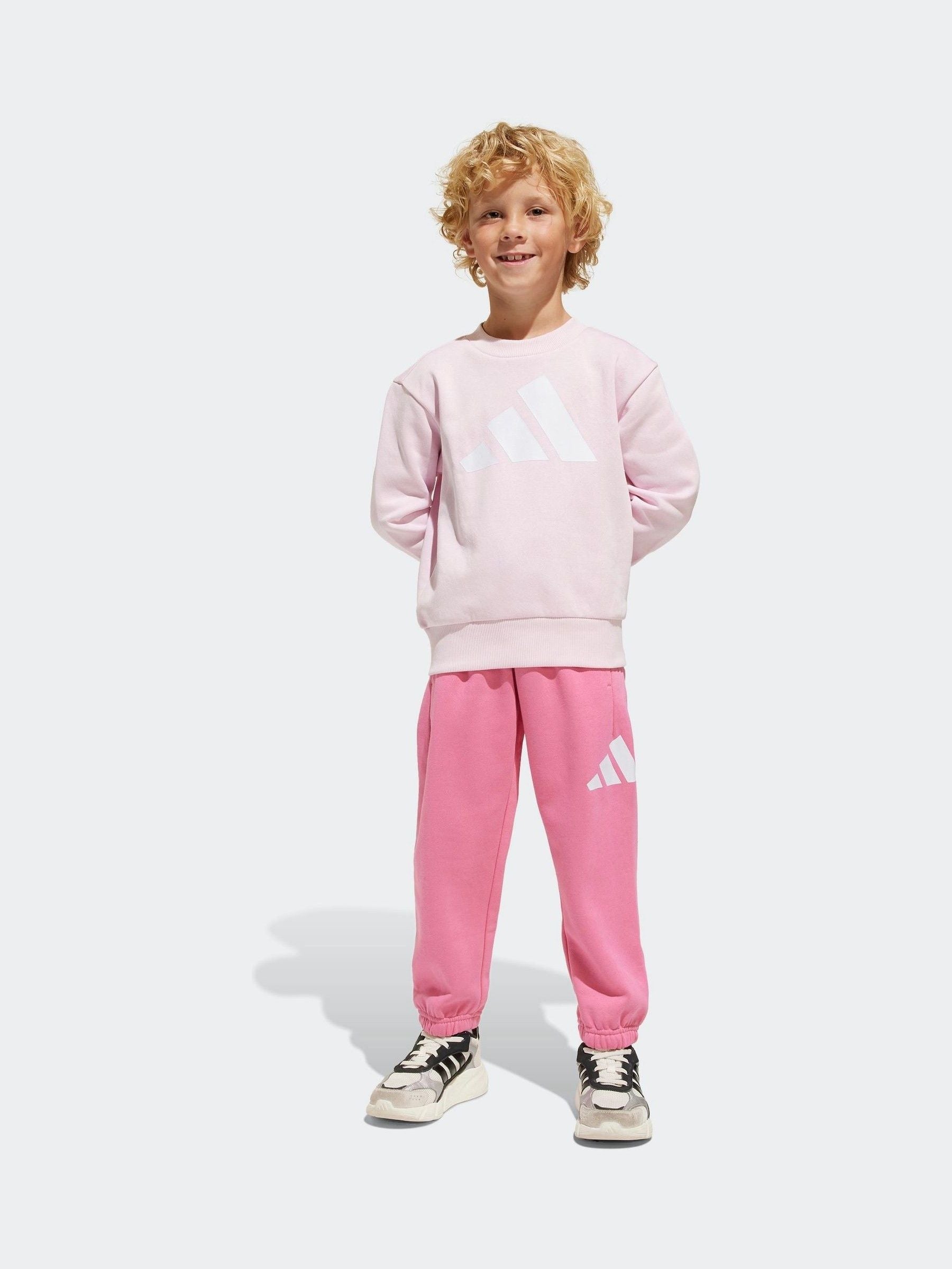 adidas Pink Essentials Tracksuit