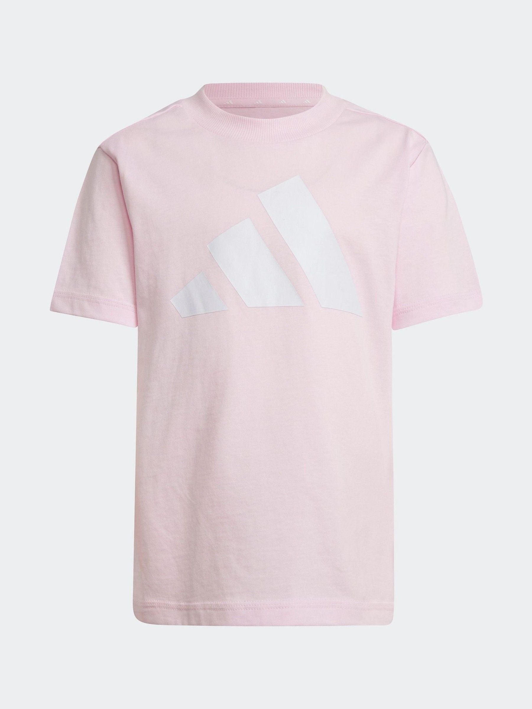 adidas Pink Essentials 100% Cotton Shorts and T-Shirt Set