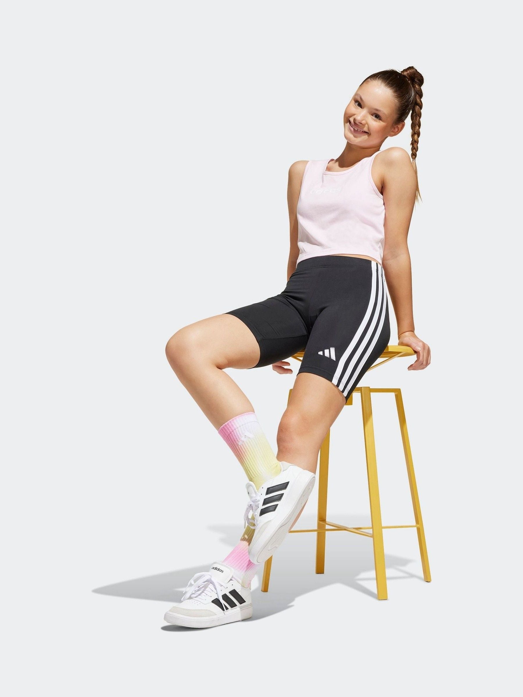 adidas Pink Essentials 100% Cotton Vest