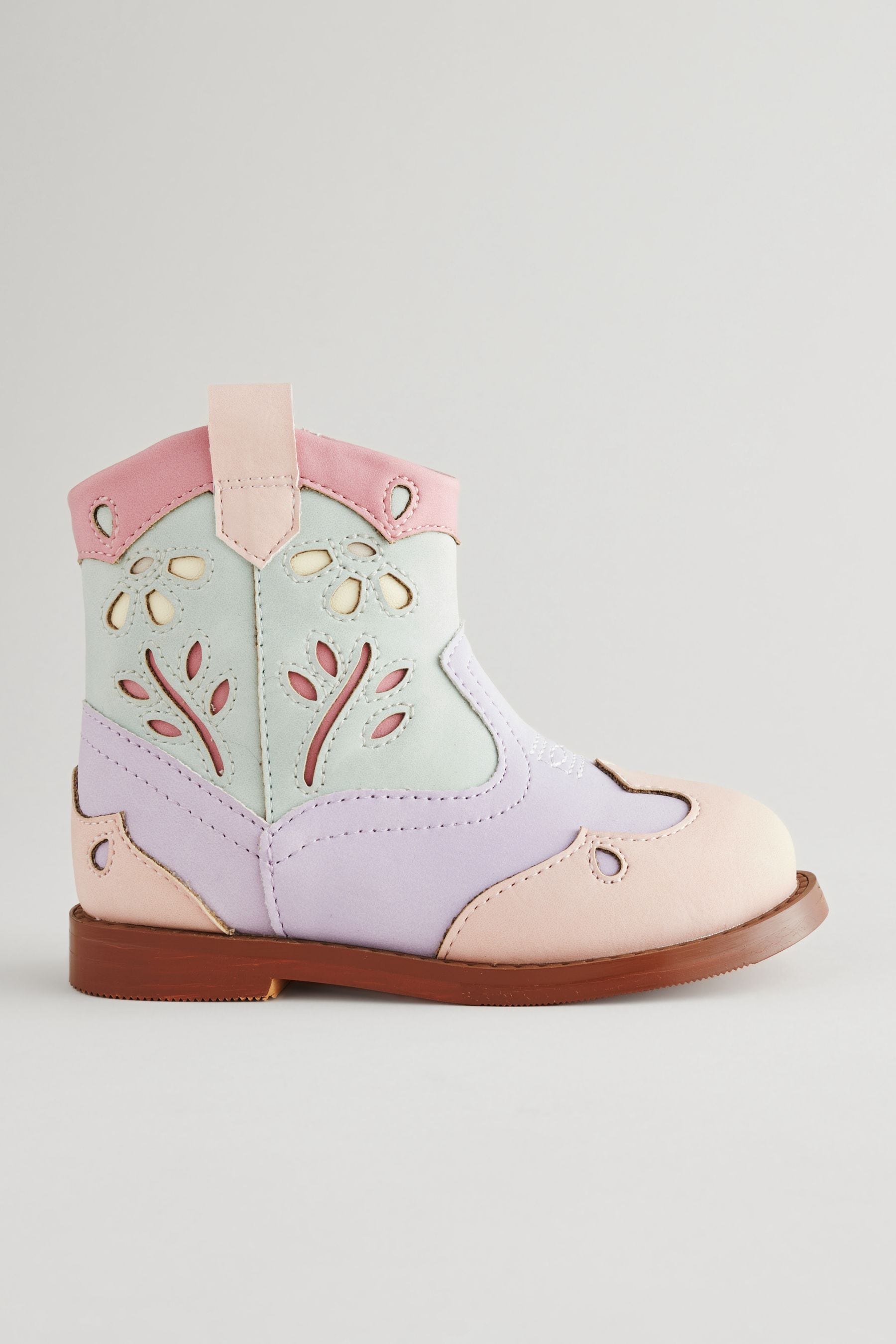 Multi Pastel Western Boots