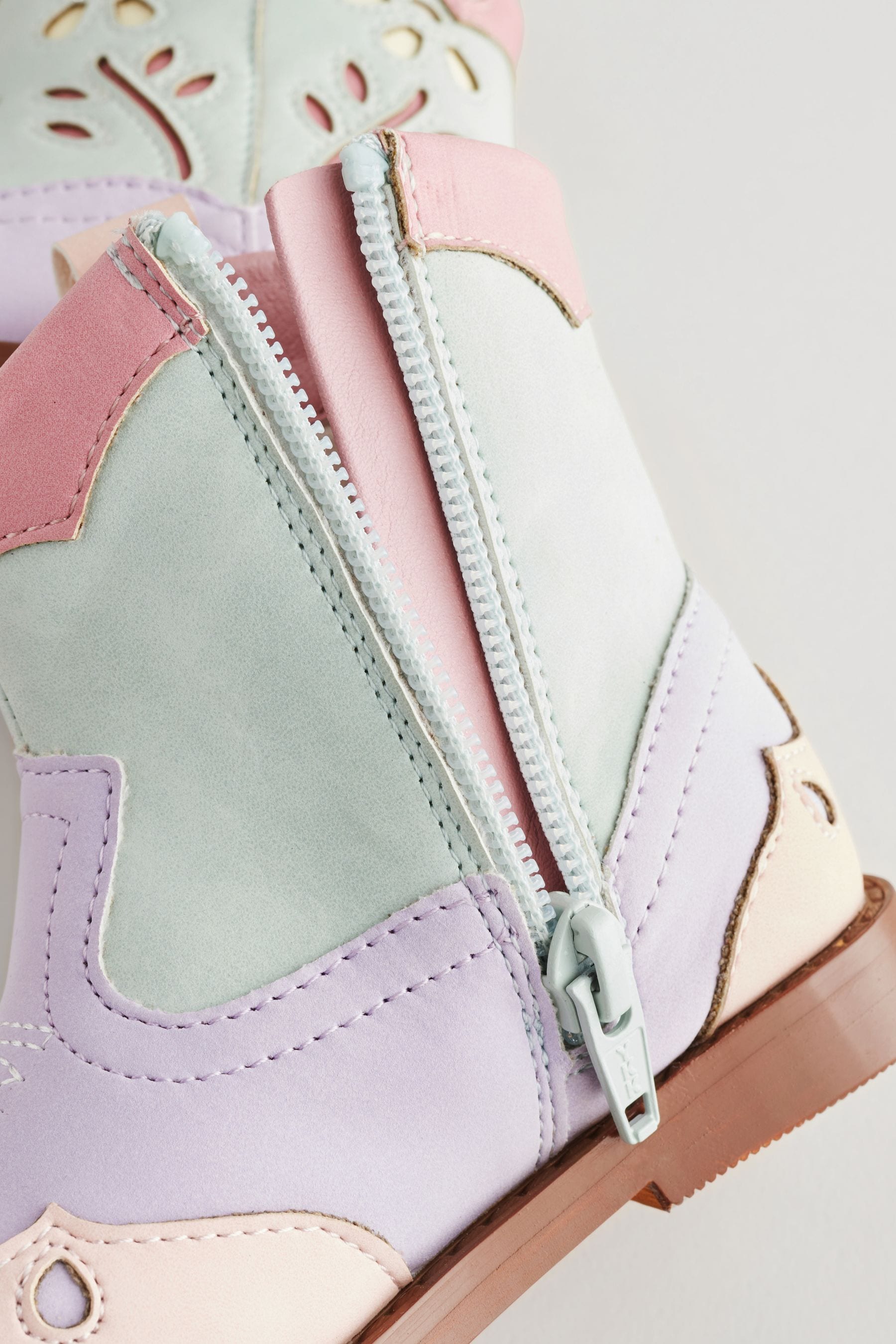 Multi Pastel Western Boots