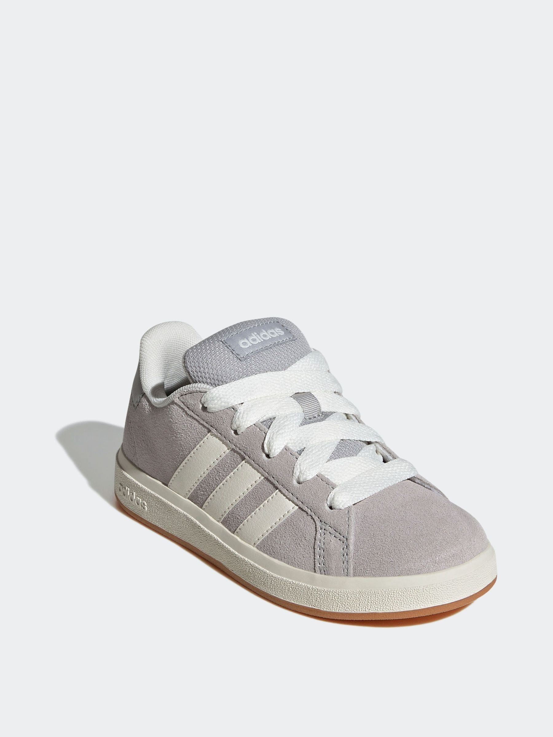 adidas Grey Grand Court 00s Trainers