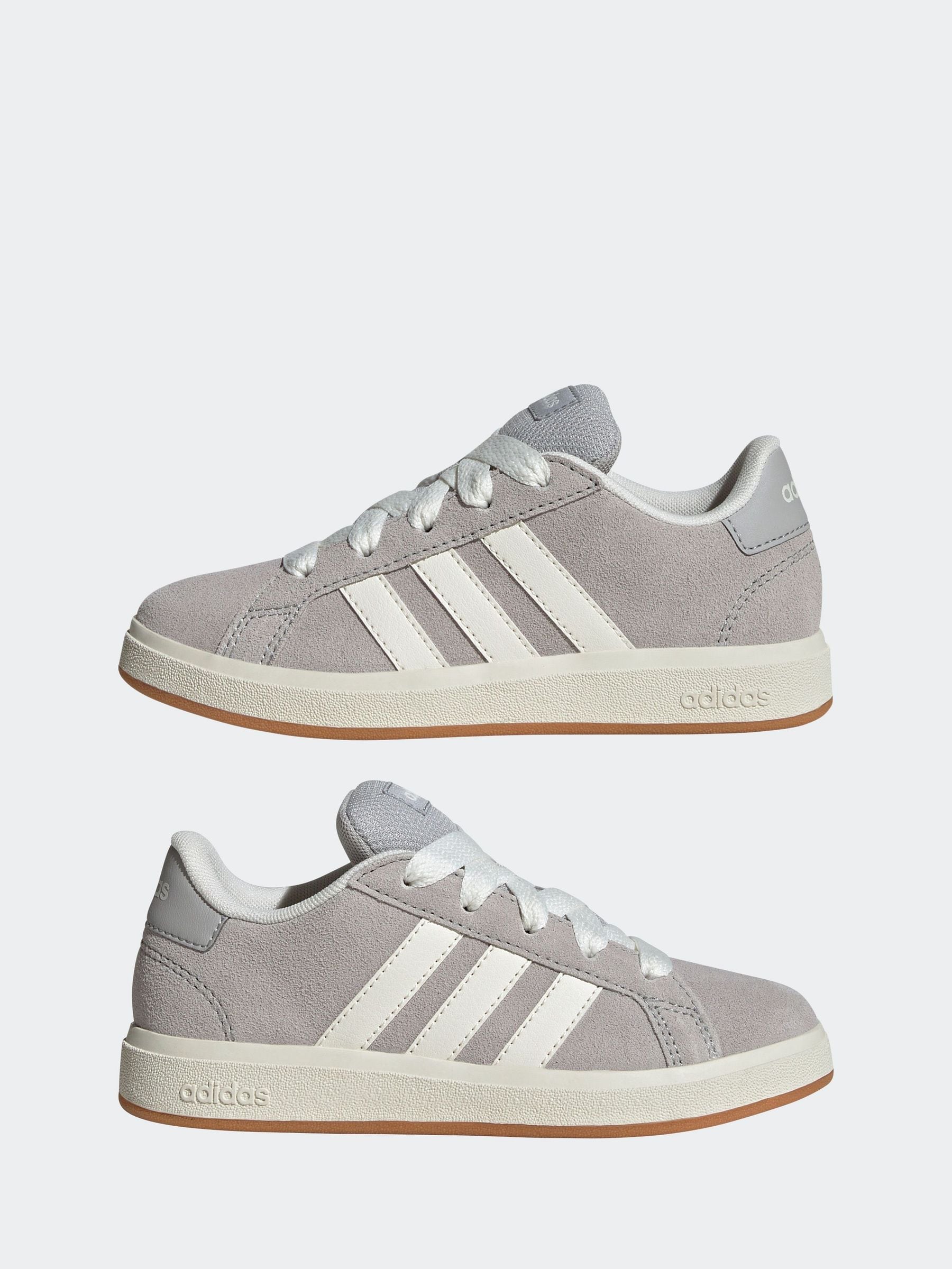 adidas Grey Grand Court 00s Trainers