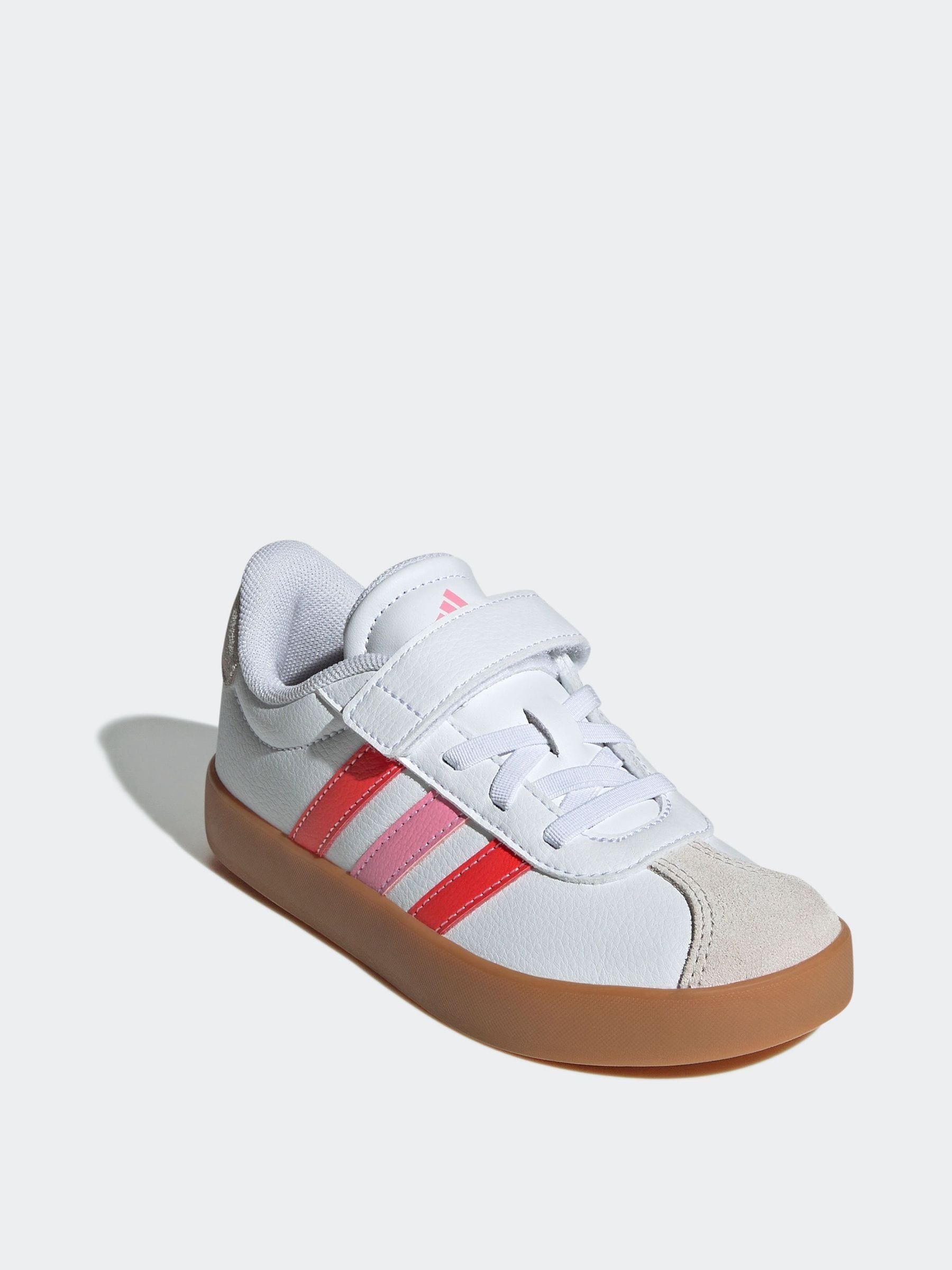 adidas White VL Court 3.0 Trainers