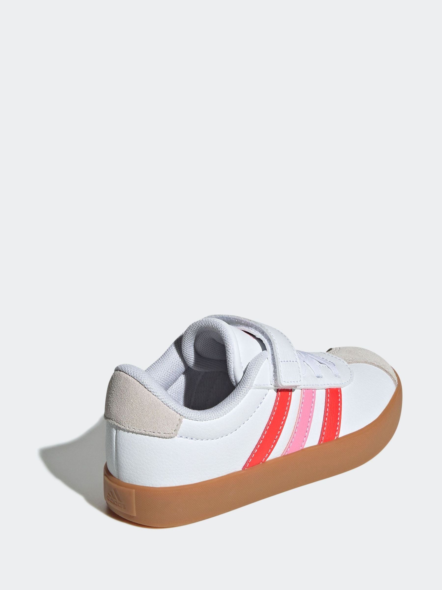 adidas White VL Court 3.0 Trainers