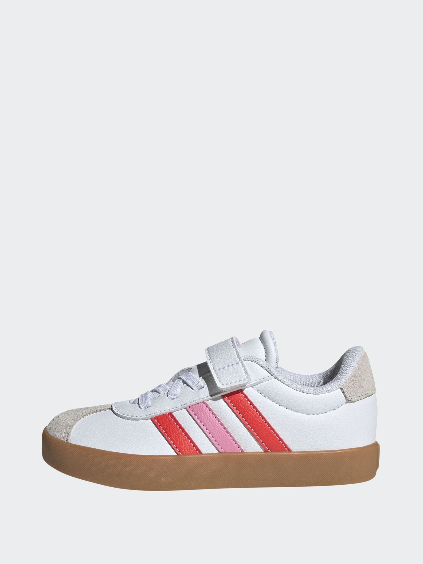 adidas White VL Court 3.0 Trainers